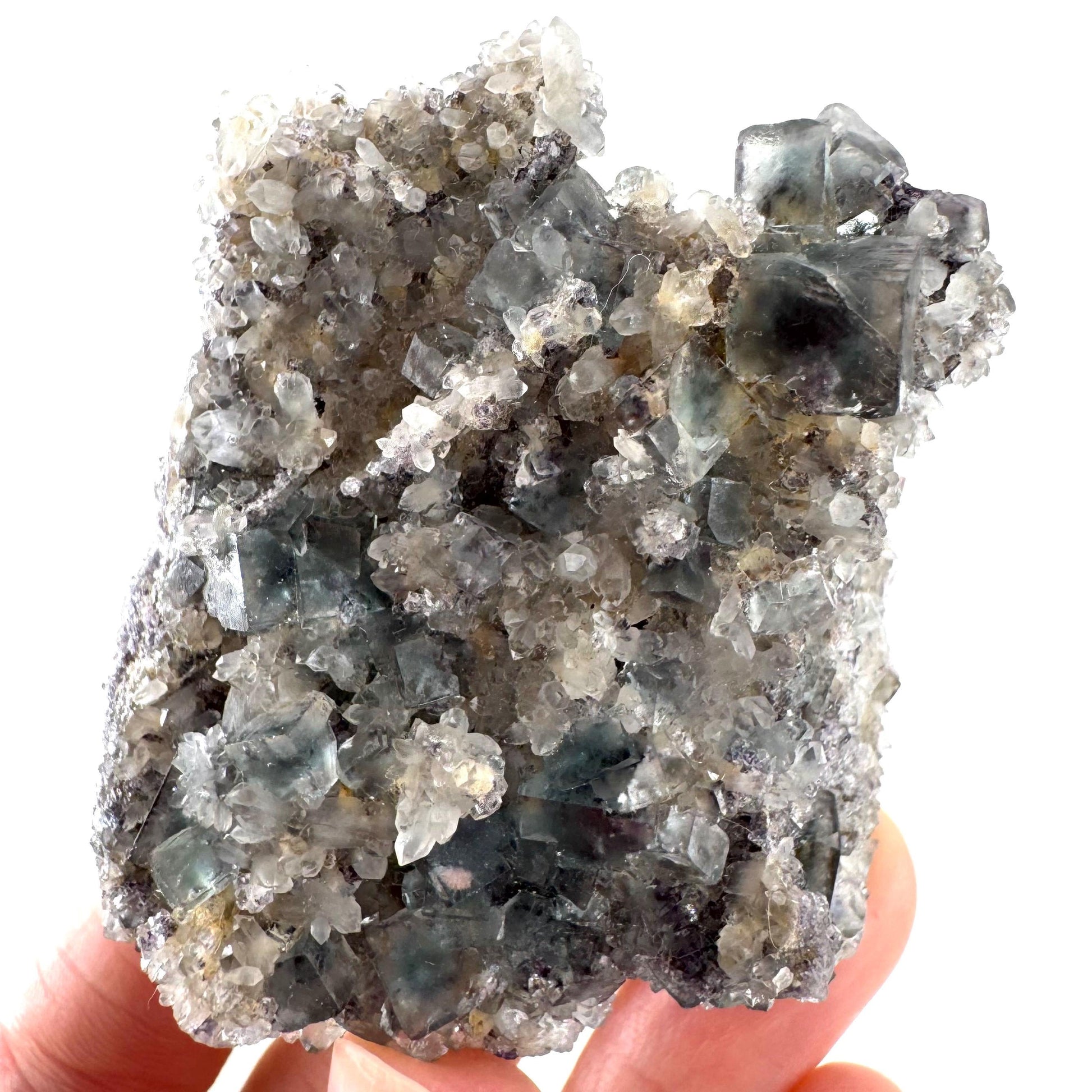 Okorusu Fluorite | blue & purple crystal cluster, mineral specimen from Namibia