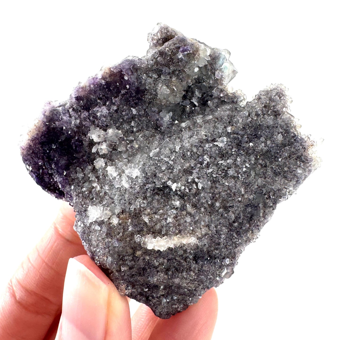 Okorusu Fluorite | blue & purple crystal cluster, mineral specimen from Namibia