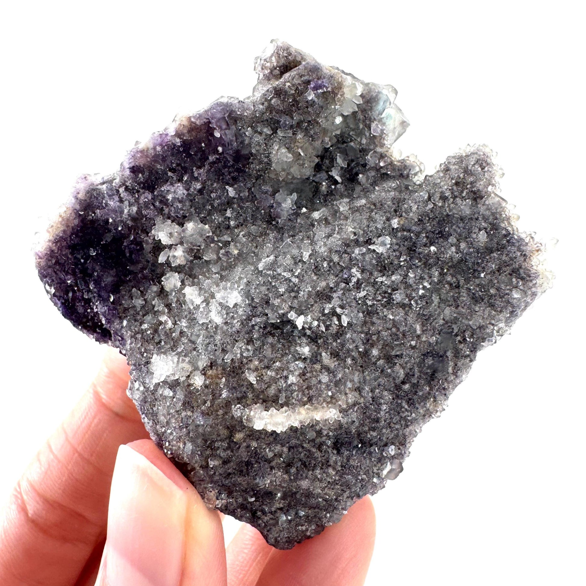 Okorusu Fluorite | blue & purple crystal cluster, mineral specimen from Namibia