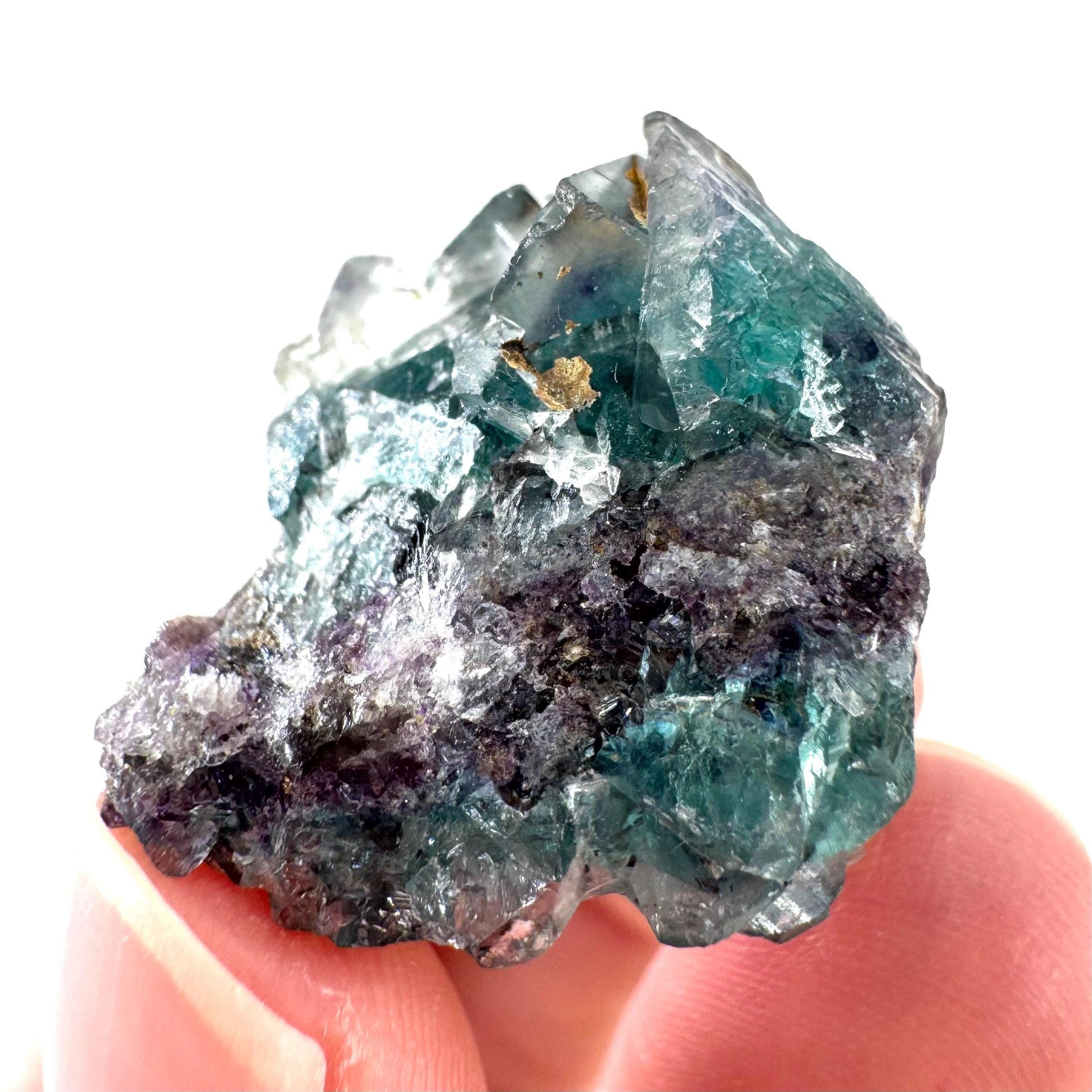 Okorusu Fluorite | blue crystal cluster, mineral specimen from Namibia