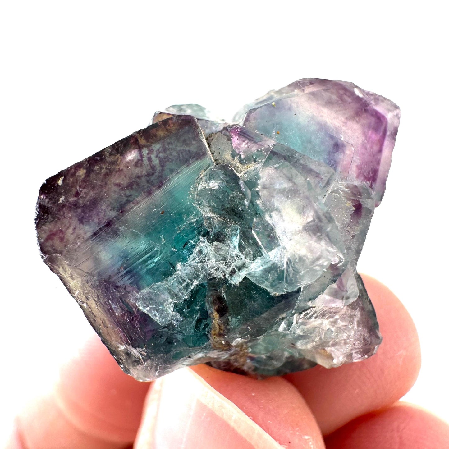 Okorusu Fluorite | blue & purple crystal cluster, mineral specimen from Namibia
