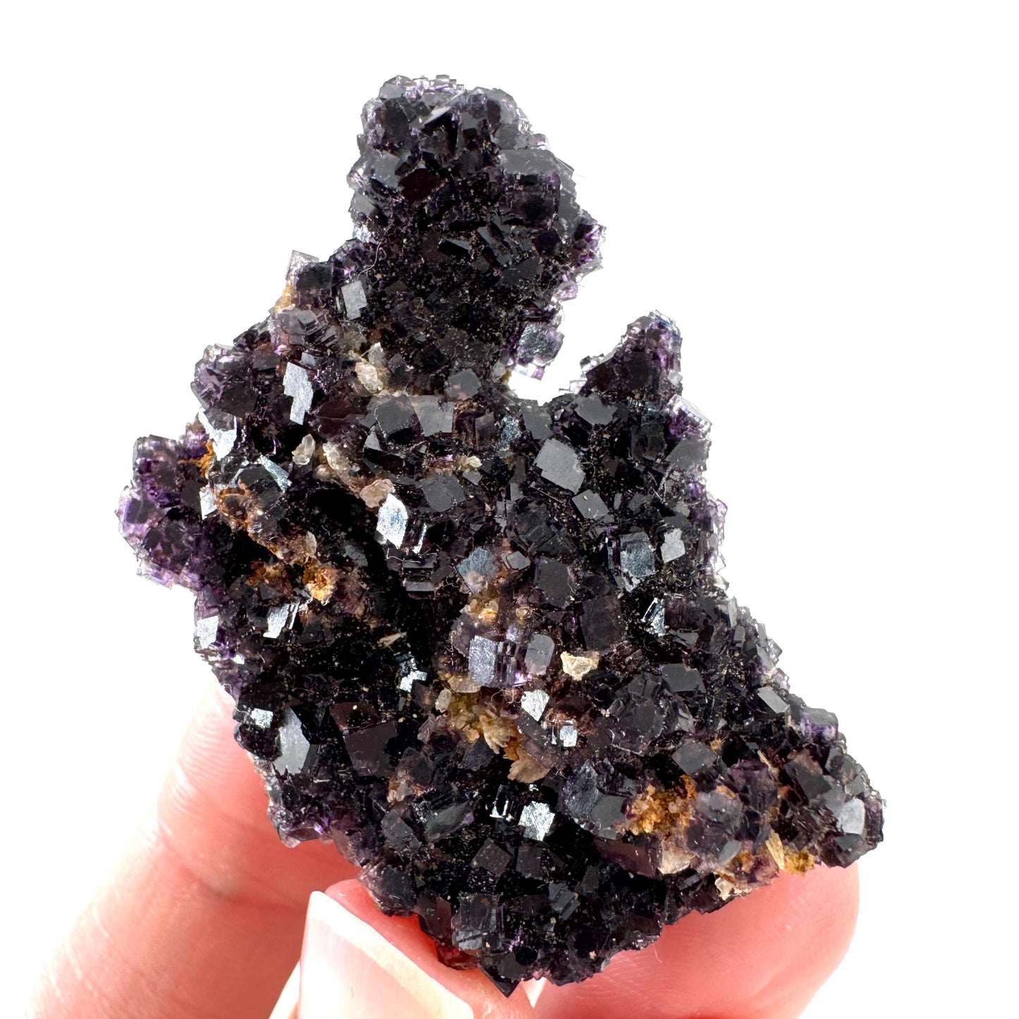 Okorusu Fluorite | purple crystal cluster, mineral specimen from Namibia