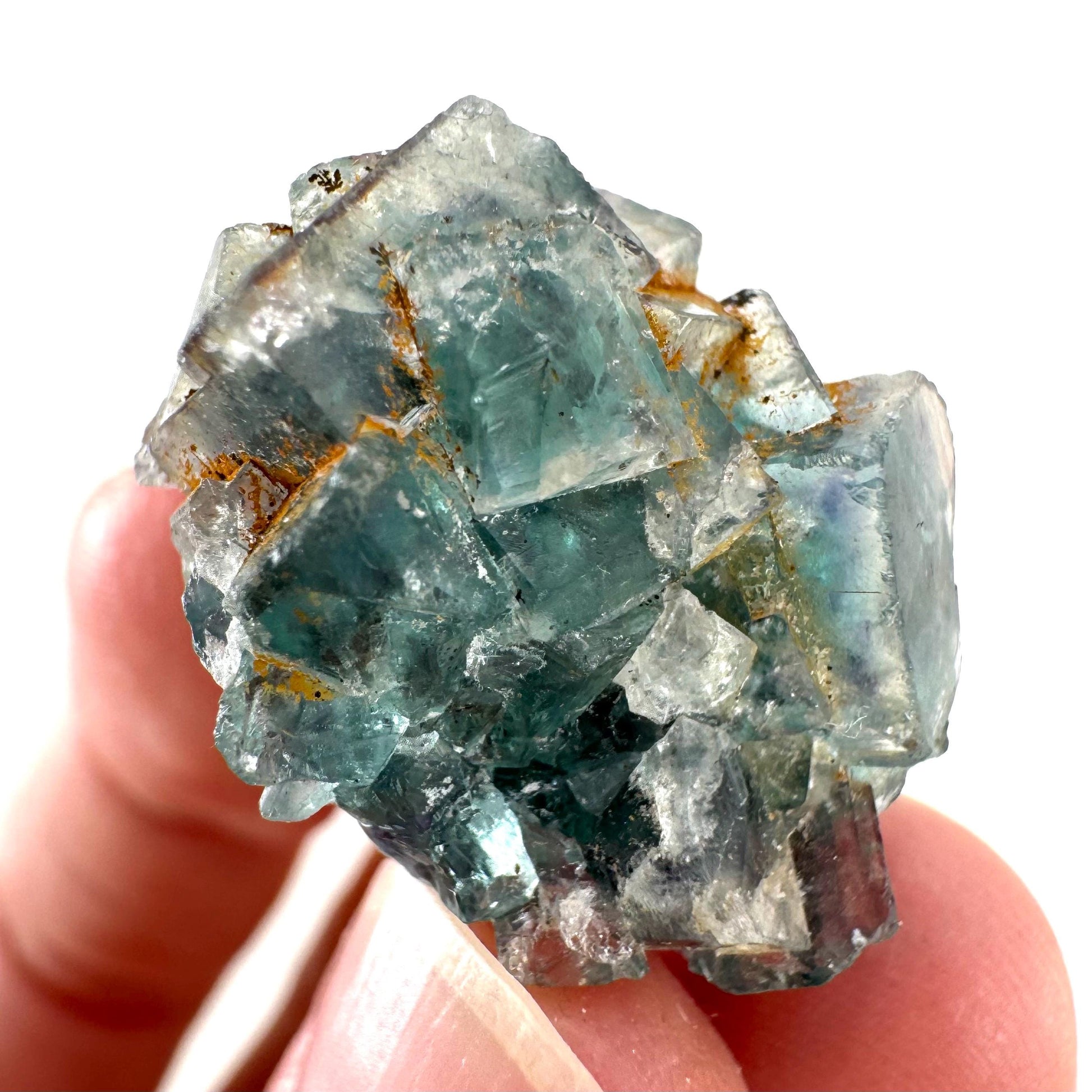 Okorusu Fluorite | blue crystal cluster, mineral specimen from Namibia