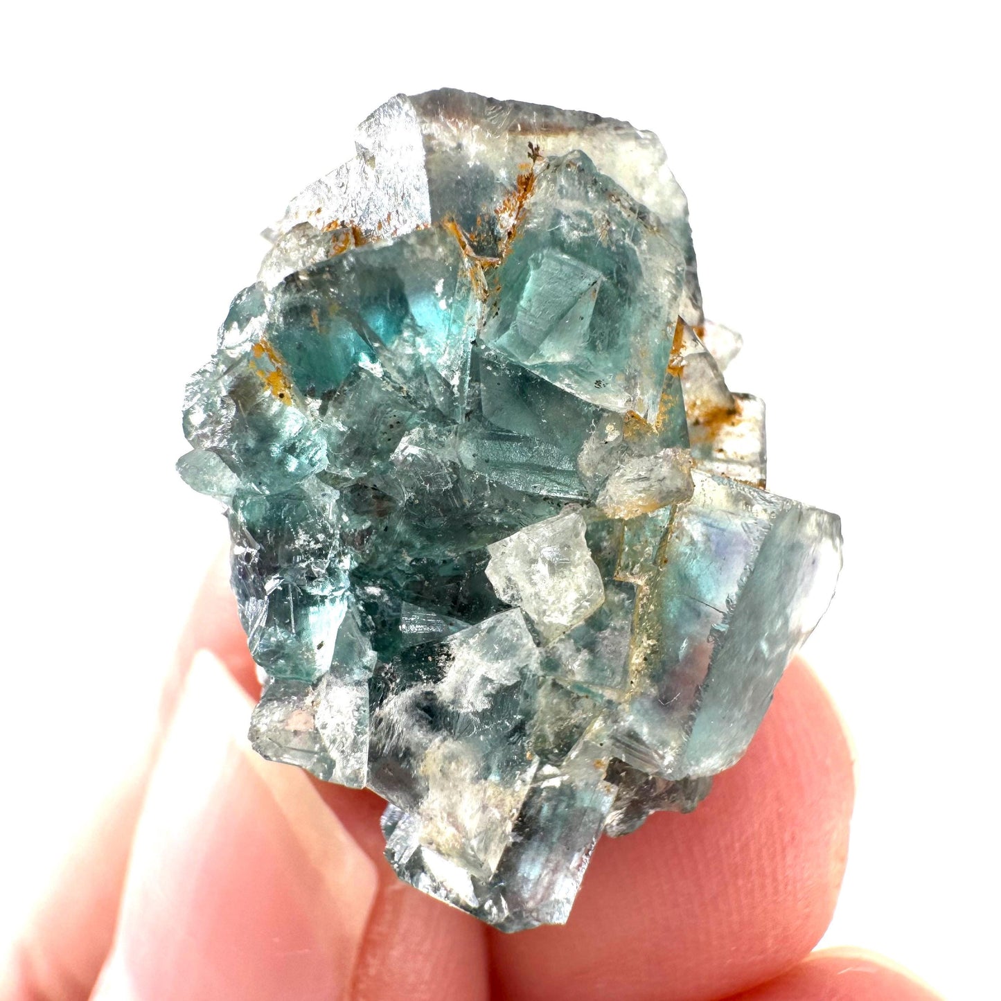 Okorusu Fluorite | blue crystal cluster, mineral specimen from Namibia