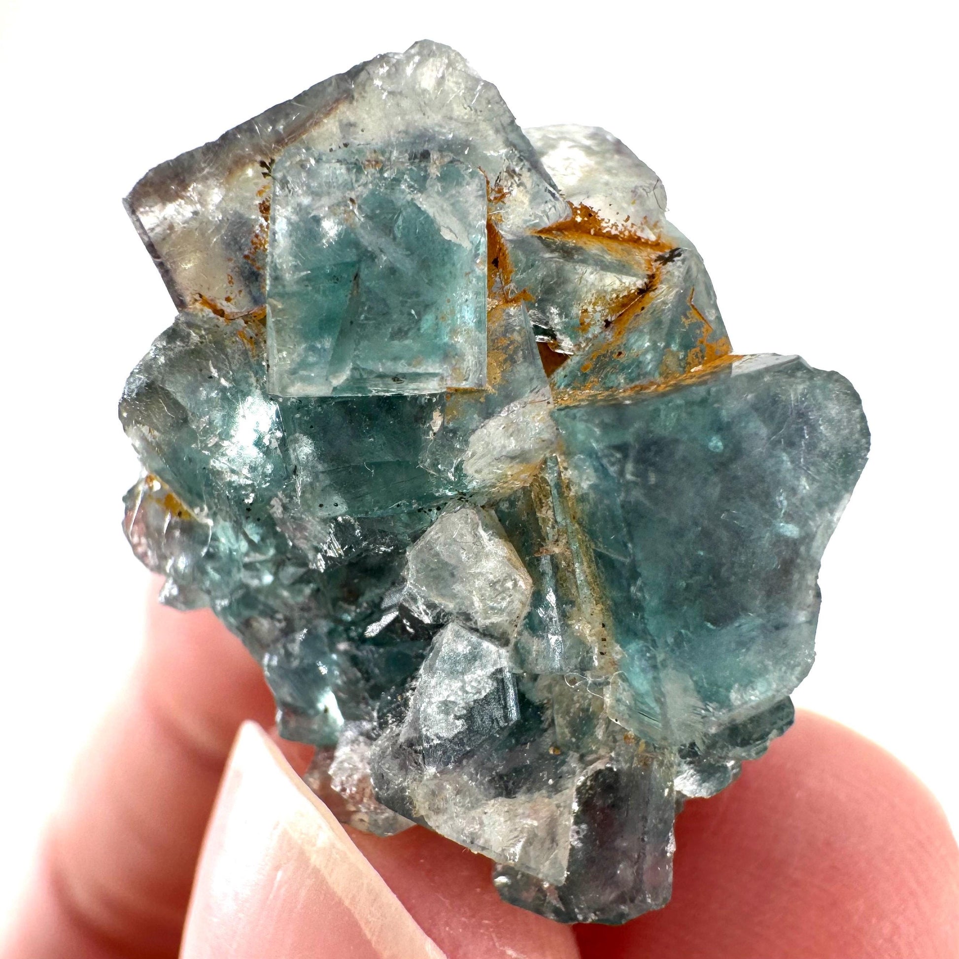 Okorusu Fluorite | blue crystal cluster, mineral specimen from Namibia