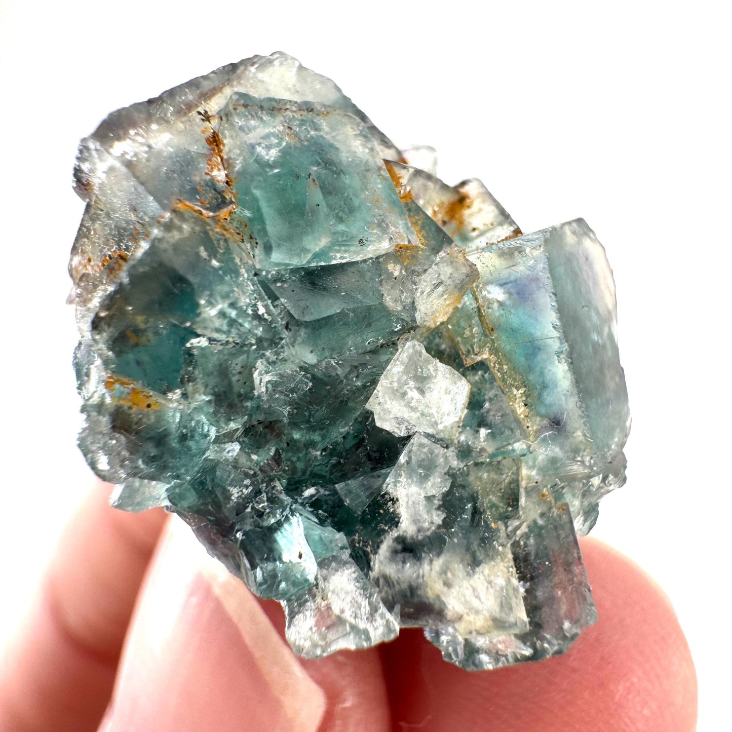 Okorusu Fluorite | blue crystal cluster, mineral specimen from Namibia