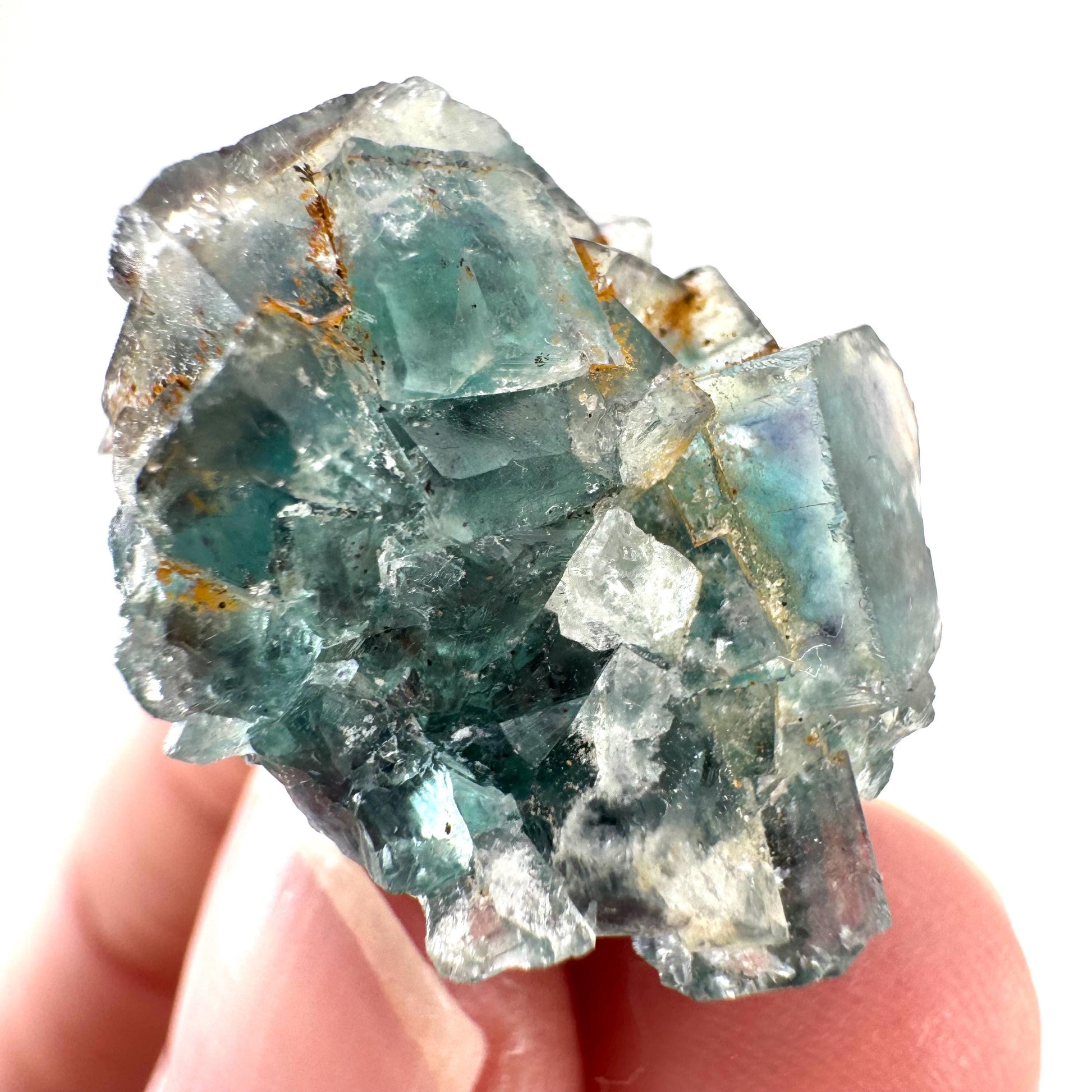 Okorusu Fluorite | blue crystal cluster, mineral specimen from Namibia