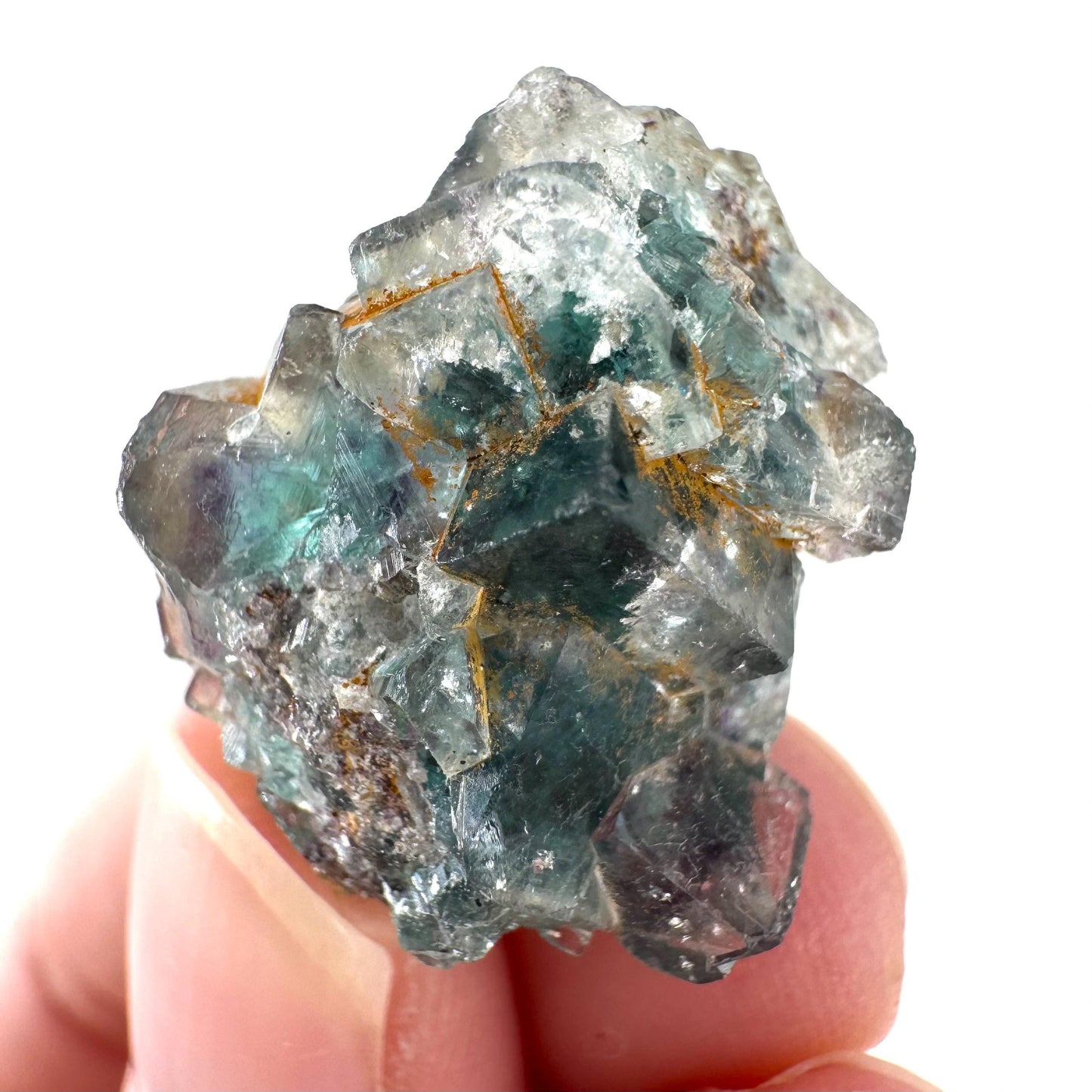 Okorusu Fluorite | blue crystal cluster, mineral specimen from Namibia