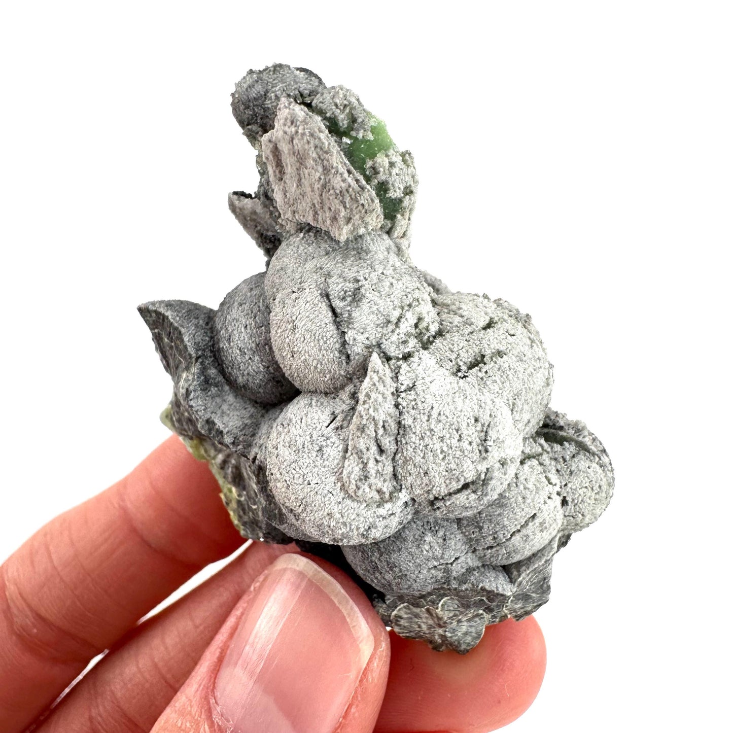 Wavellite (Arkansas, USA) | green crystal cluster, mineral specimen