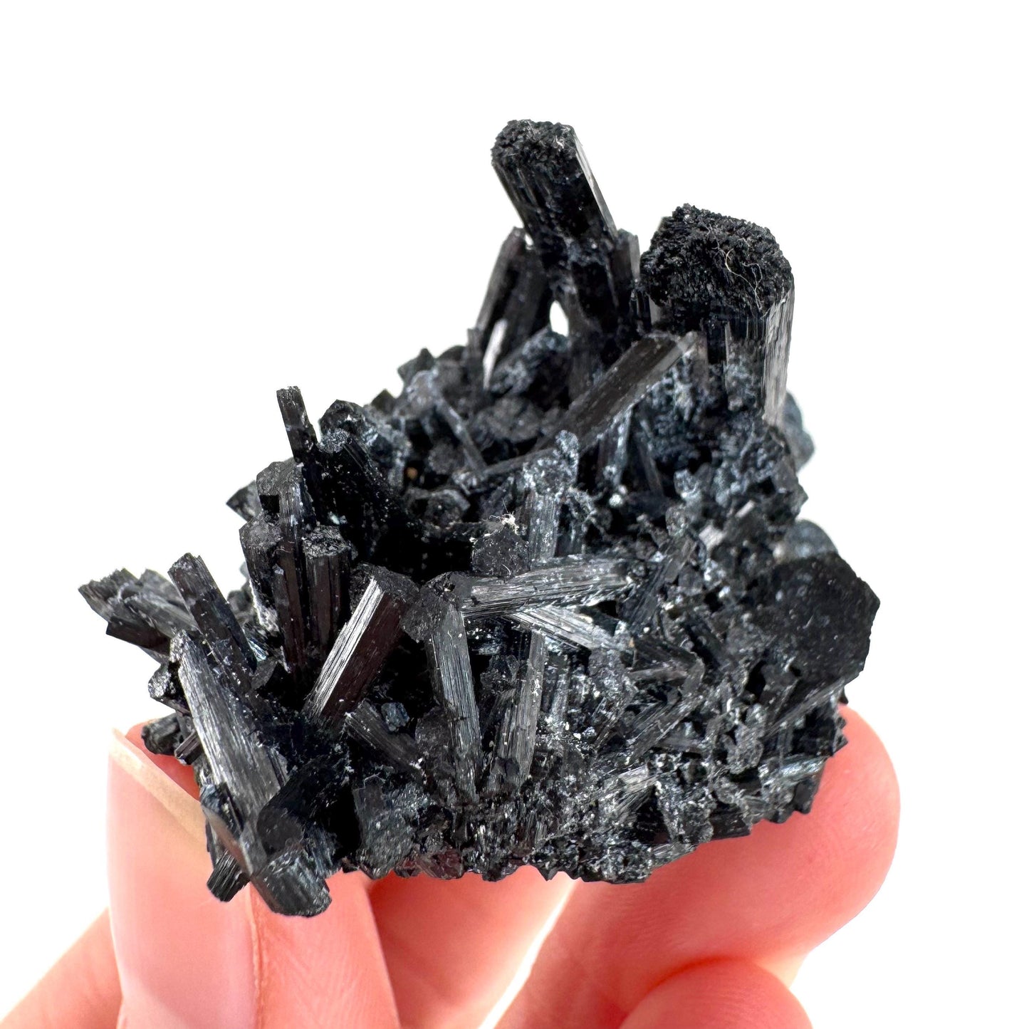 Black Tourmaline | Raw Schorl Crystal Cluster, Mineral Specimen from Namibia