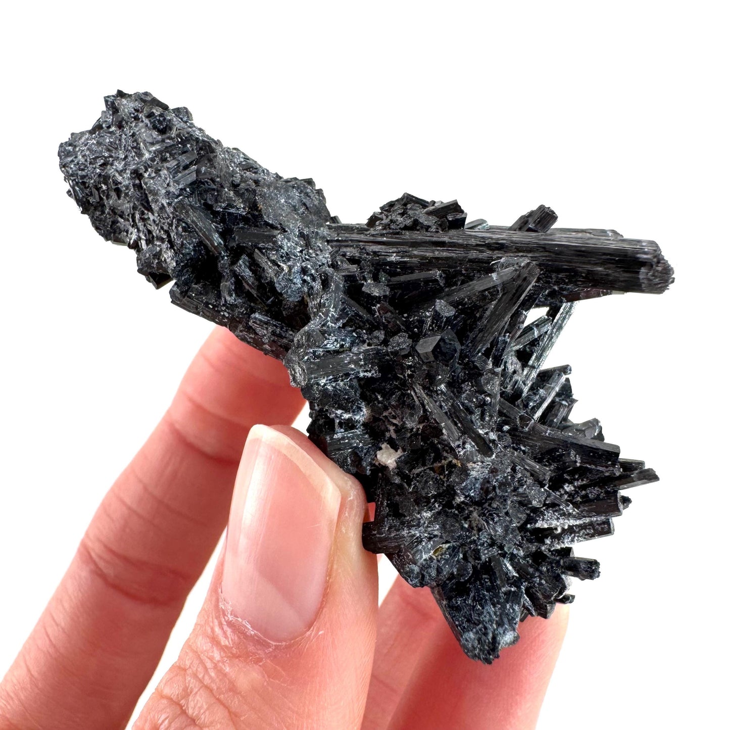 Black Tourmaline | Raw Schorl Crystal Cluster, Mineral Specimen from Namibia