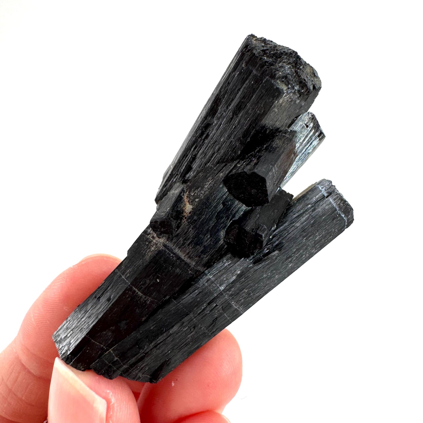 Black Tourmaline | Raw Schorl Crystal Cluster, Mineral Specimen from Namibia