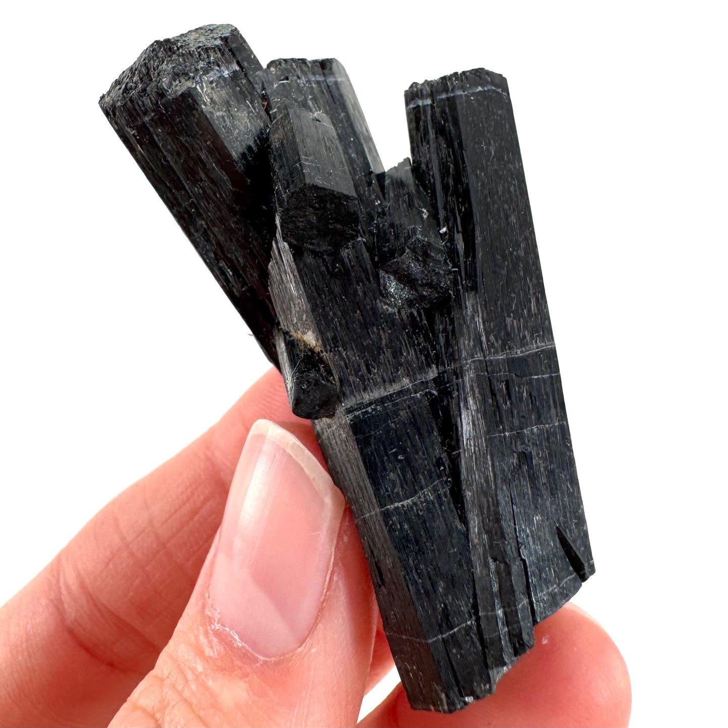 Black Tourmaline | Raw Schorl Crystal Cluster, Mineral Specimen from Namibia