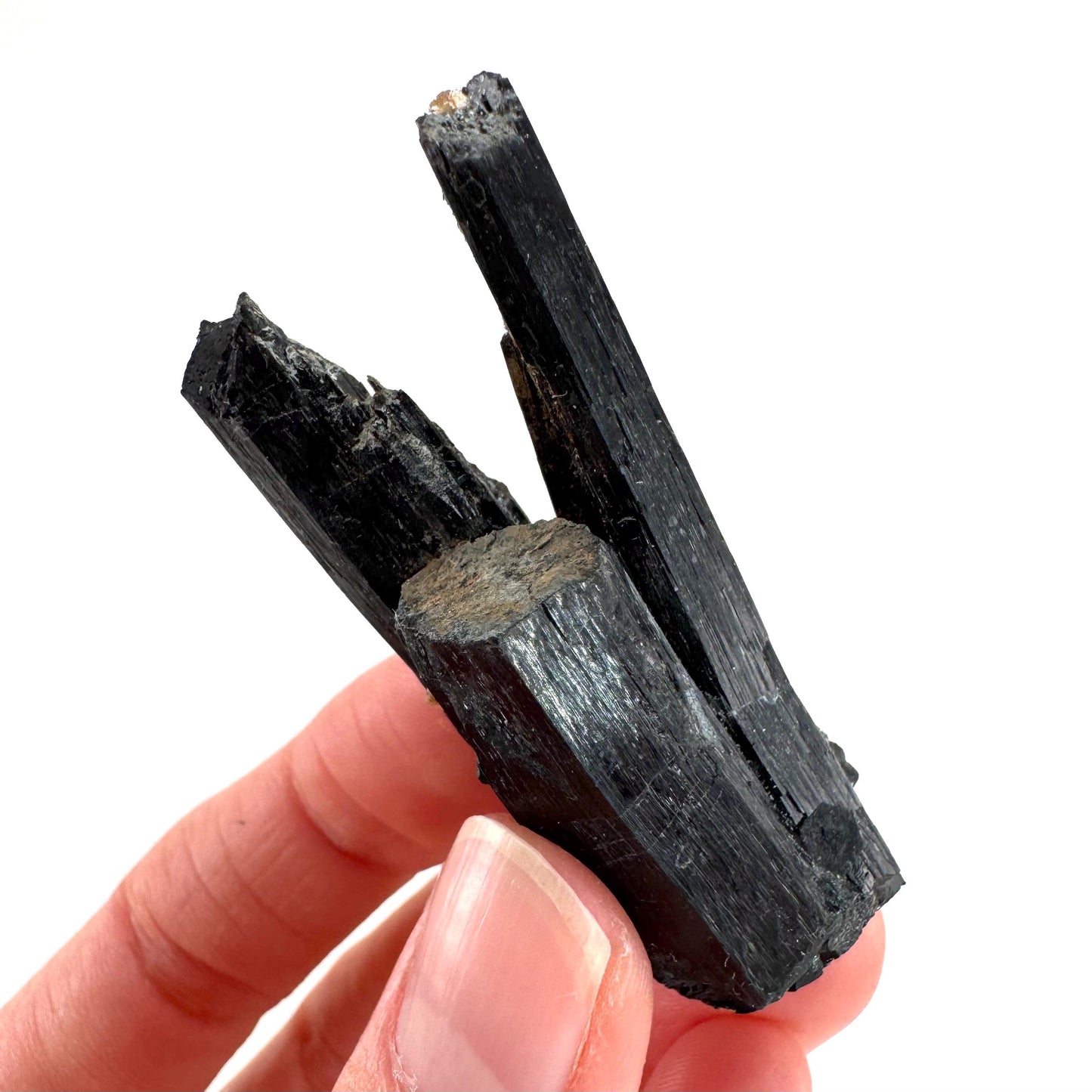 Black Tourmaline | Raw Schorl Crystal Cluster, Mineral Specimen from Namibia