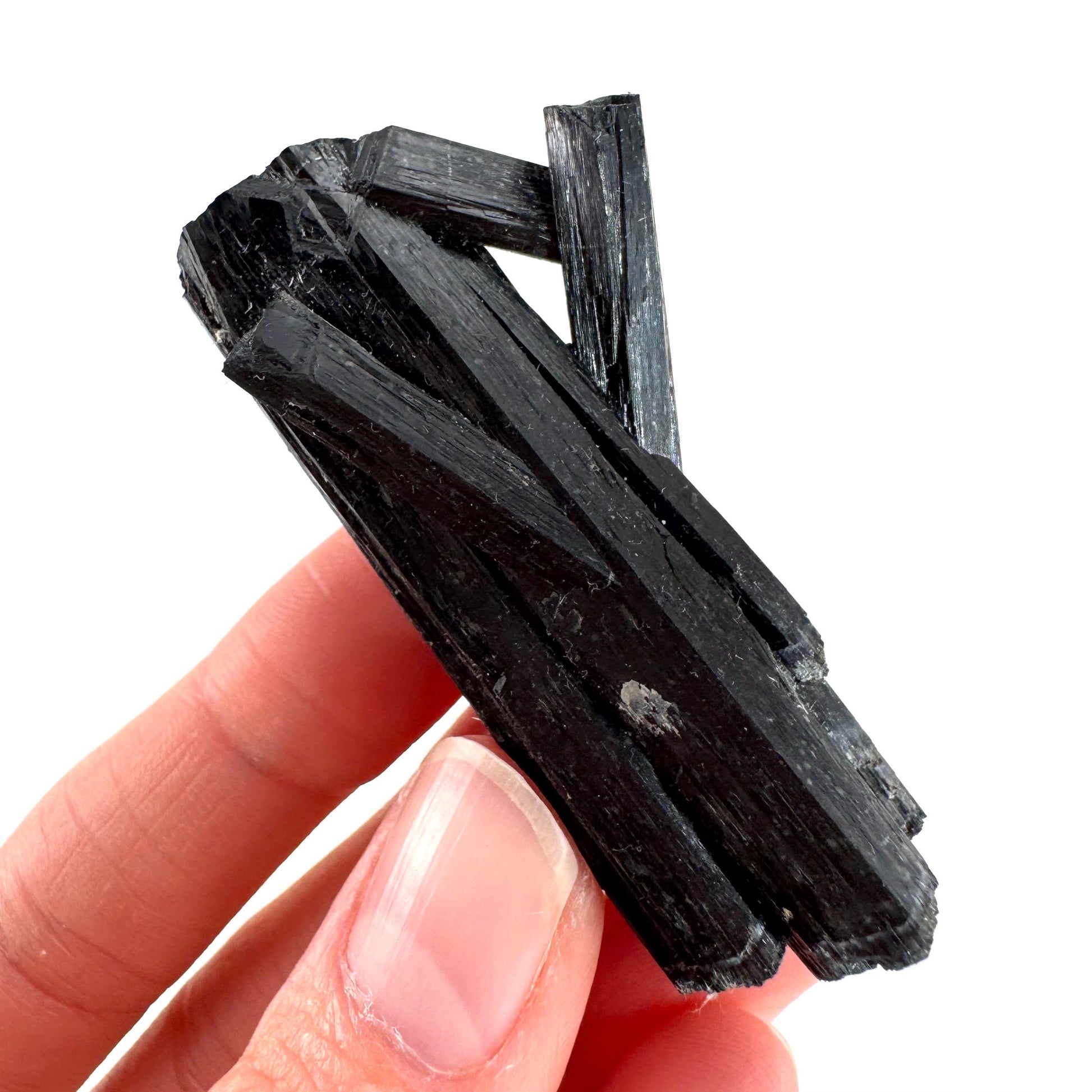 Black Tourmaline | Raw Schorl Crystal Cluster, Mineral Specimen from Namibia