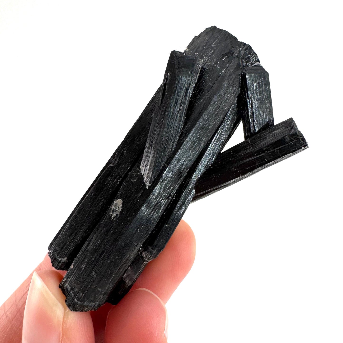 Black Tourmaline | Raw Schorl Crystal Cluster, Mineral Specimen from Namibia