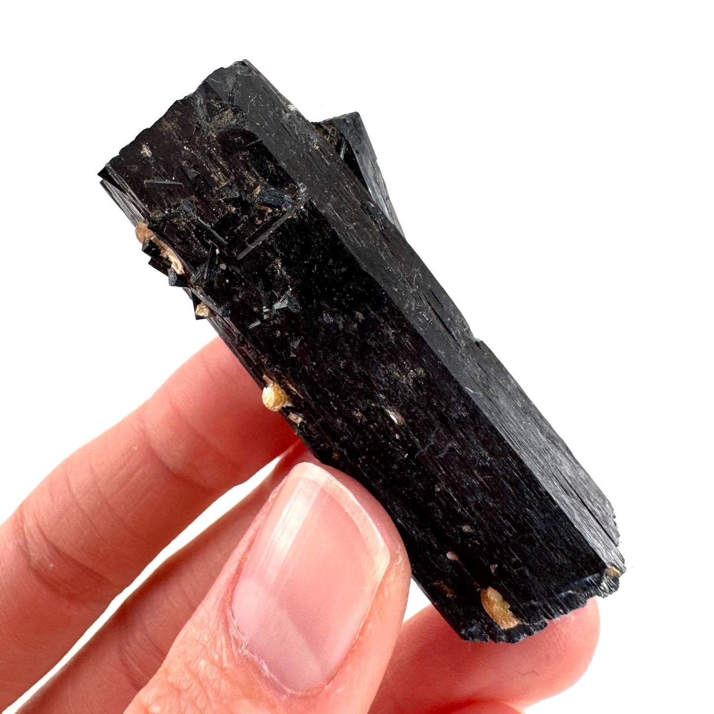 Black Tourmaline | Raw Schorl Crystal Cluster, Mineral Specimen from Namibia