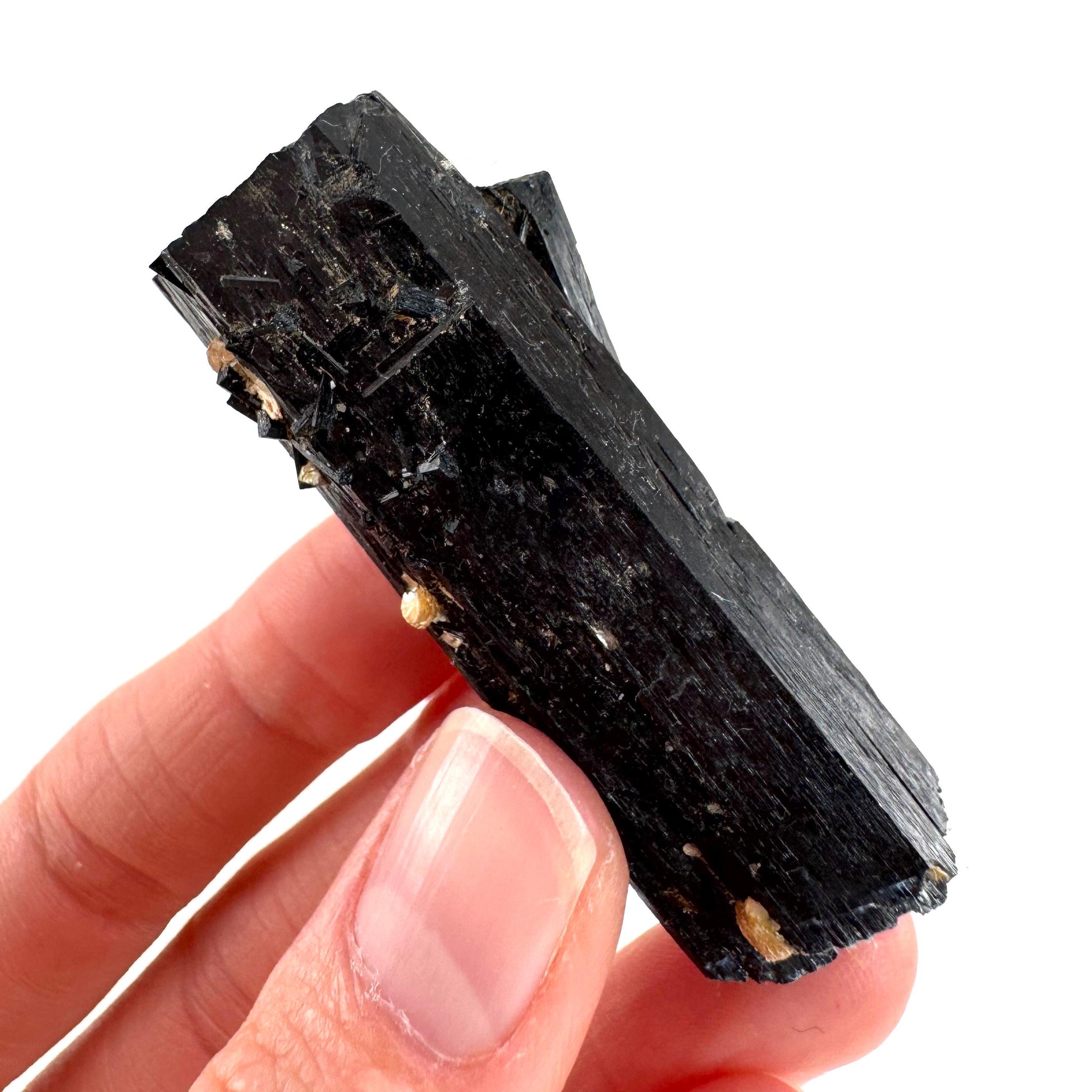 Black Tourmaline | Raw Schorl Crystal Cluster, Mineral Specimen from Namibia