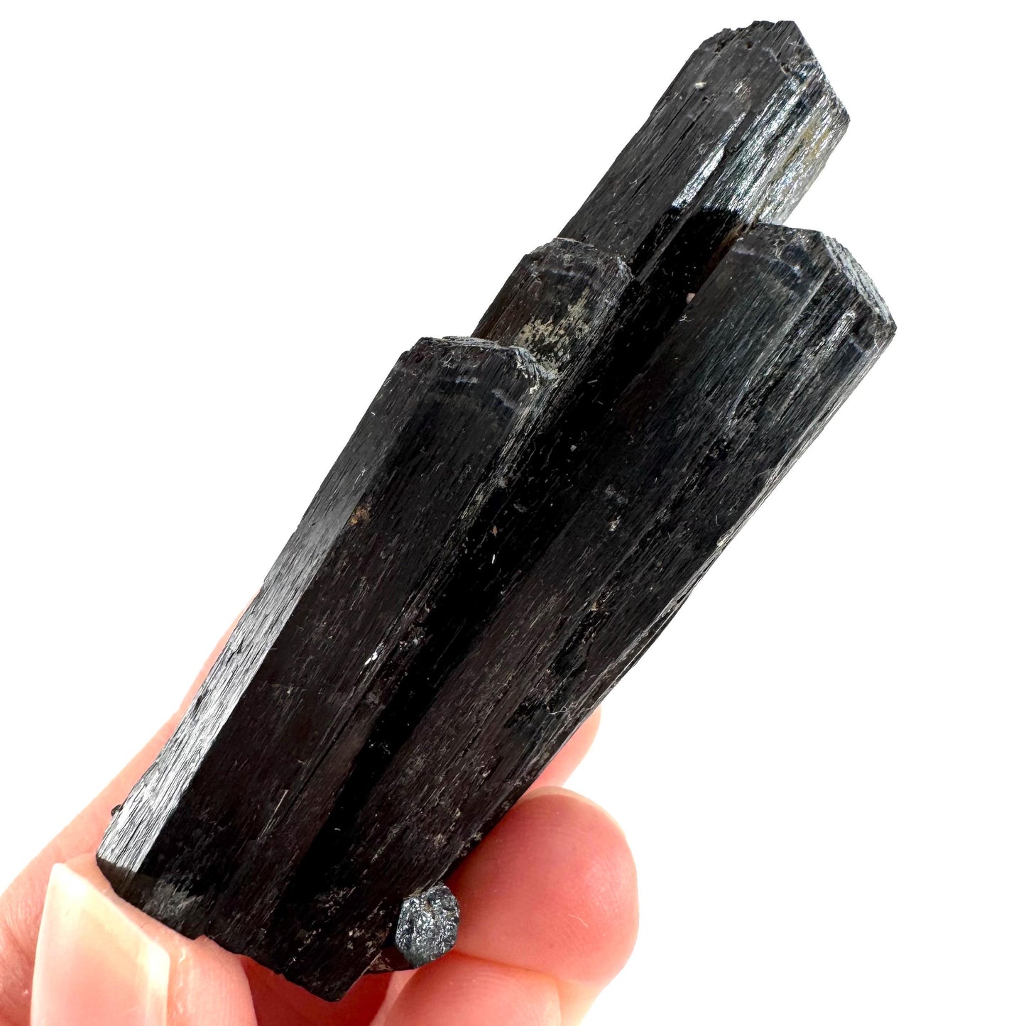 Black Tourmaline | Raw Schorl Crystal Cluster, Mineral Specimen from Namibia