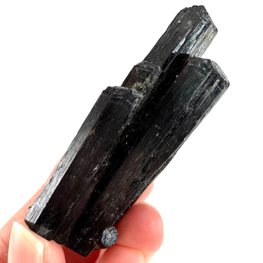Black Tourmaline | Raw Schorl Crystal Cluster, Mineral Specimen from Namibia