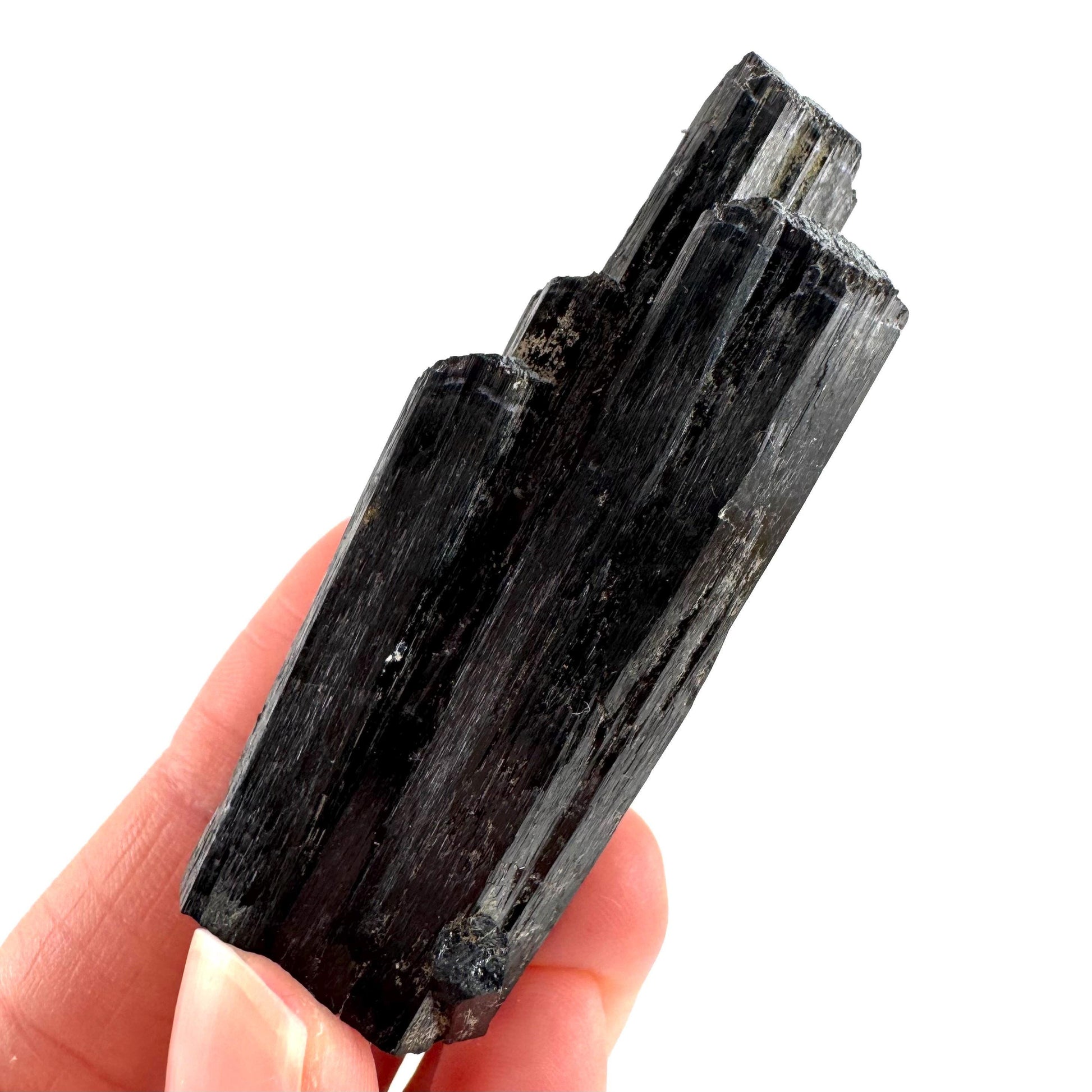 Black Tourmaline | Raw Schorl Crystal Cluster, Mineral Specimen from Namibia