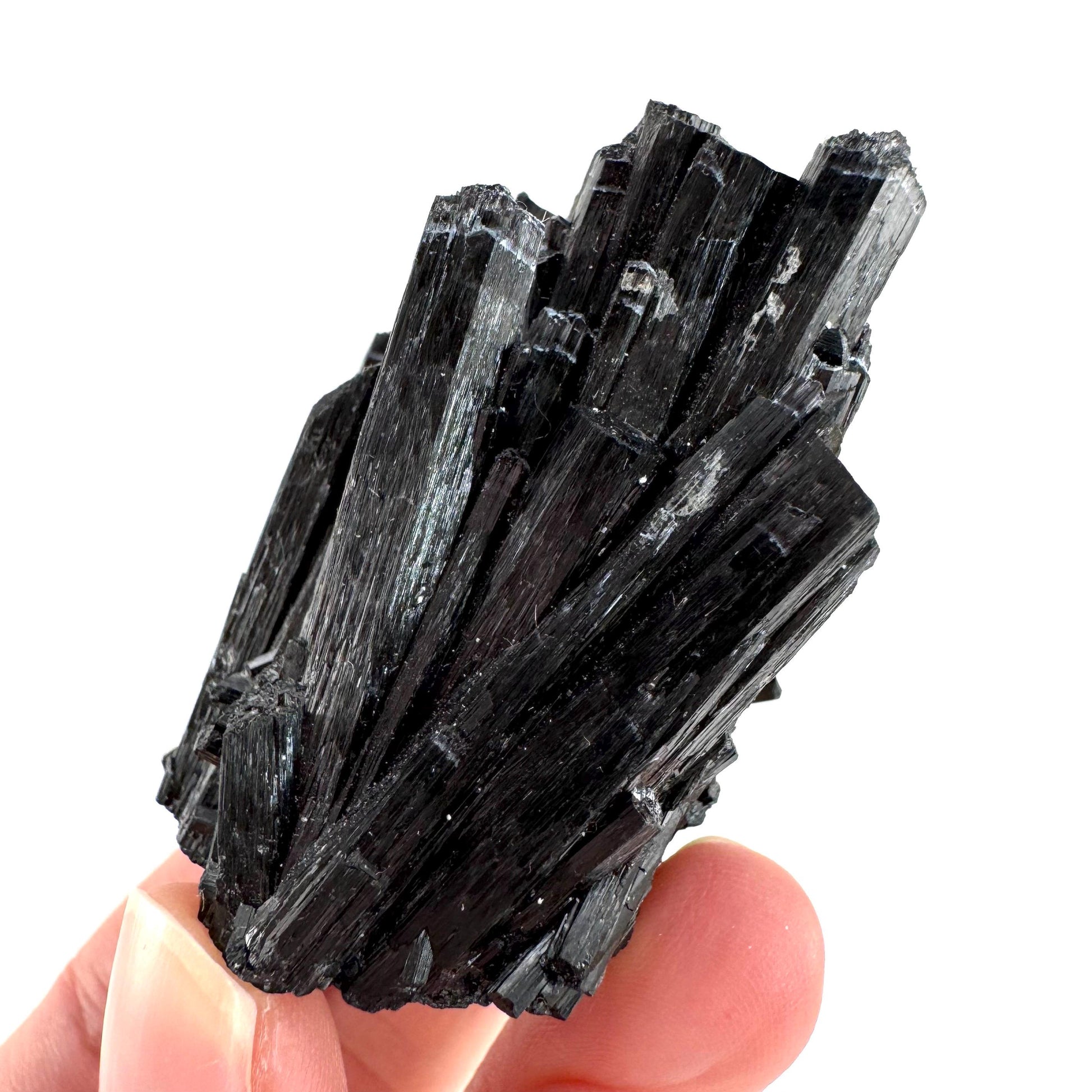 Black Tourmaline | Raw Schorl Crystal Cluster, Mineral Specimen from Namibia