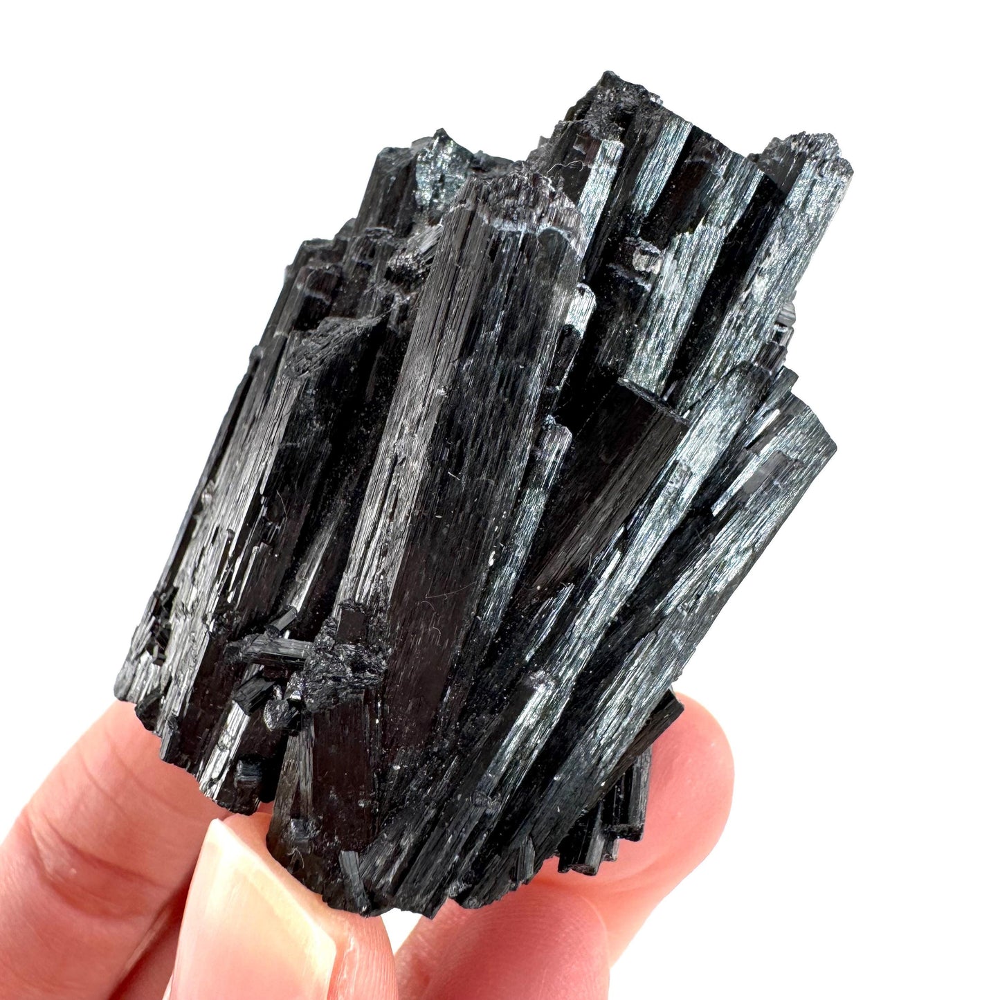 Black Tourmaline | Raw Schorl Crystal Cluster, Mineral Specimen from Namibia