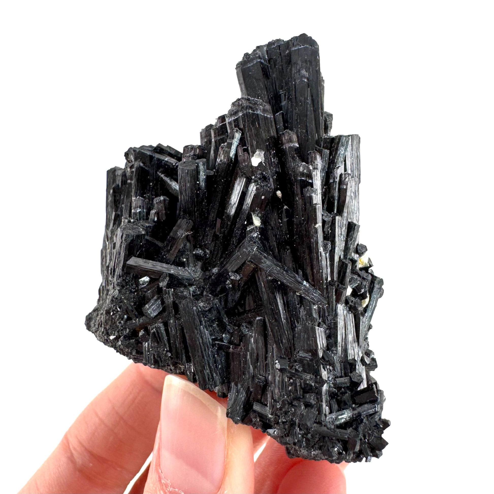 Black Tourmaline | Raw Schorl Crystal Cluster, Mineral Specimen from Namibia
