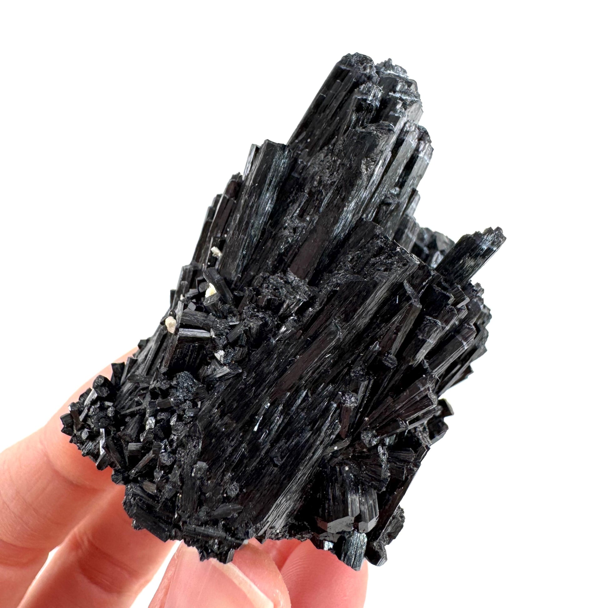 Black Tourmaline | Raw Schorl Crystal Cluster, Mineral Specimen from Namibia