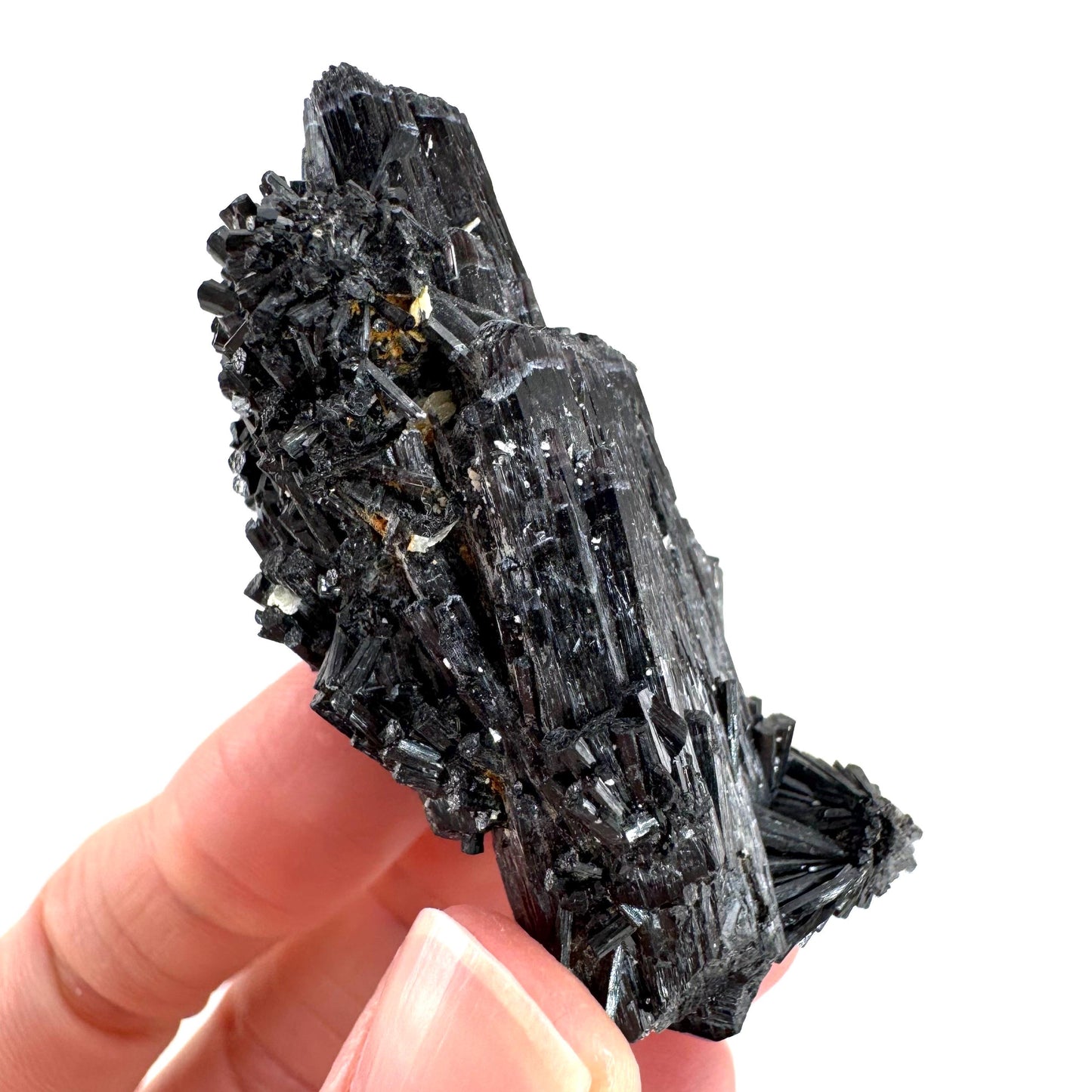 Black Tourmaline | Raw Schorl Crystal Cluster, Mineral Specimen from Namibia