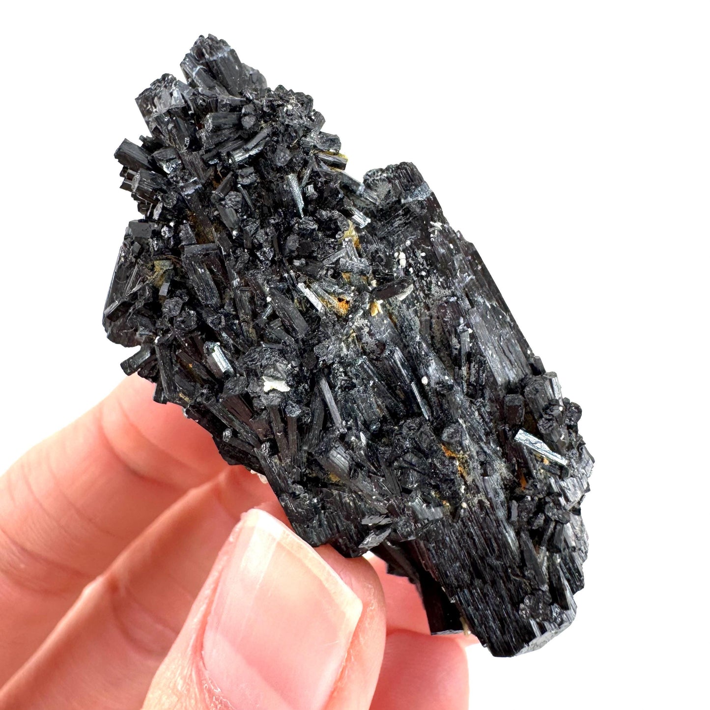 Black Tourmaline | Raw Schorl Crystal Cluster, Mineral Specimen from Namibia