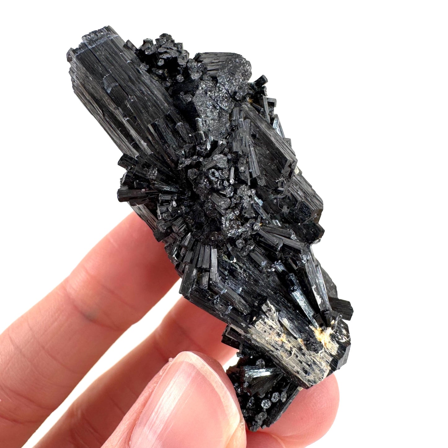 Black Tourmaline | Raw Schorl Crystal Cluster, Mineral Specimen from Namibia