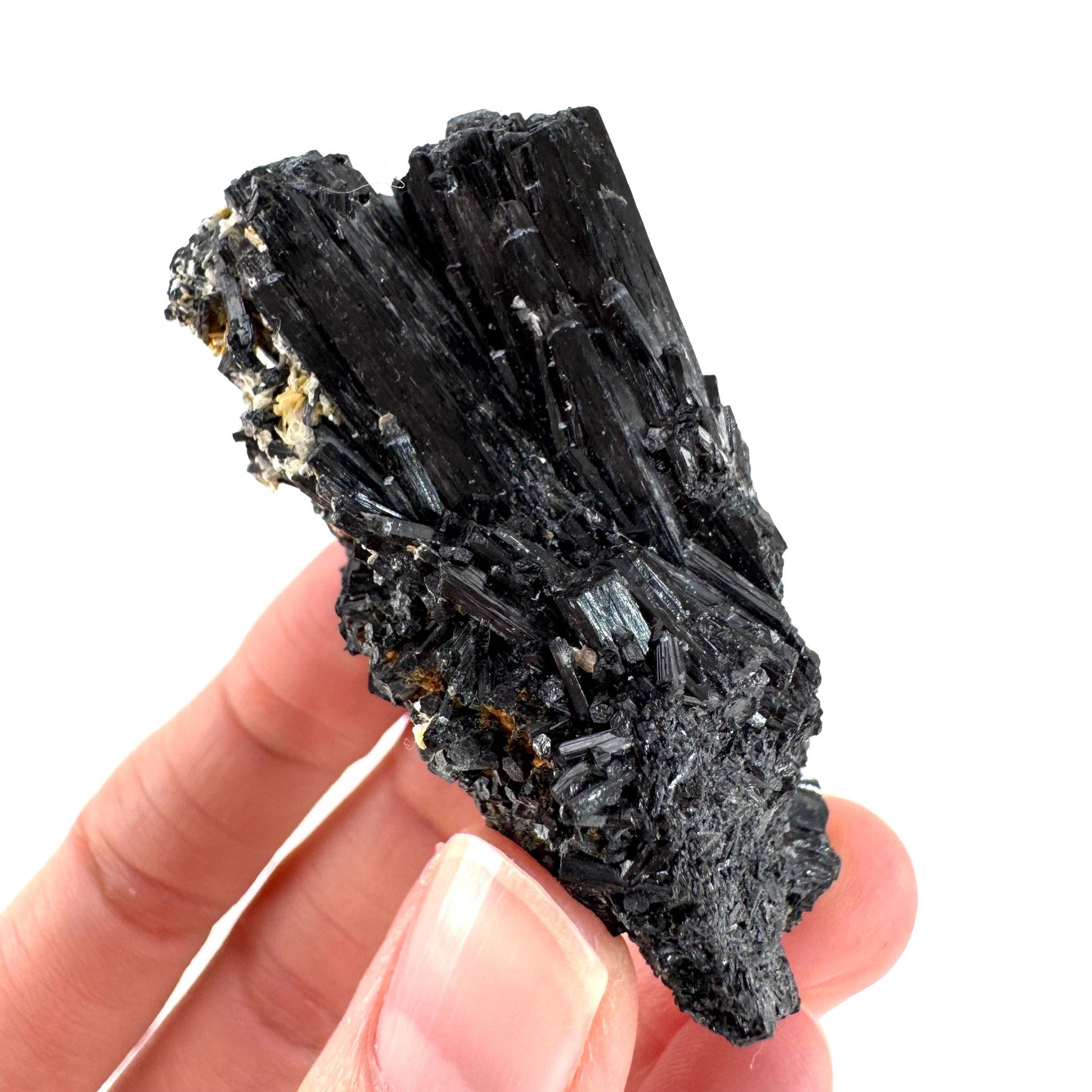 Black Tourmaline | Raw Schorl Crystal Cluster, Mineral Specimen from Namibia