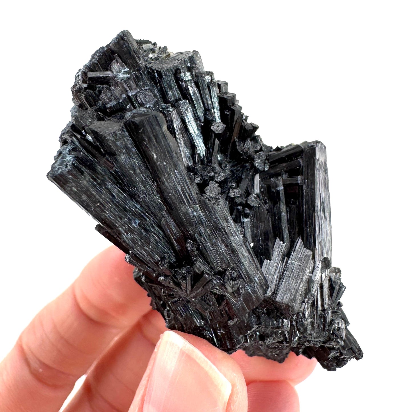 Black Tourmaline | Raw Schorl Crystal Cluster, Mineral Specimen from Namibia