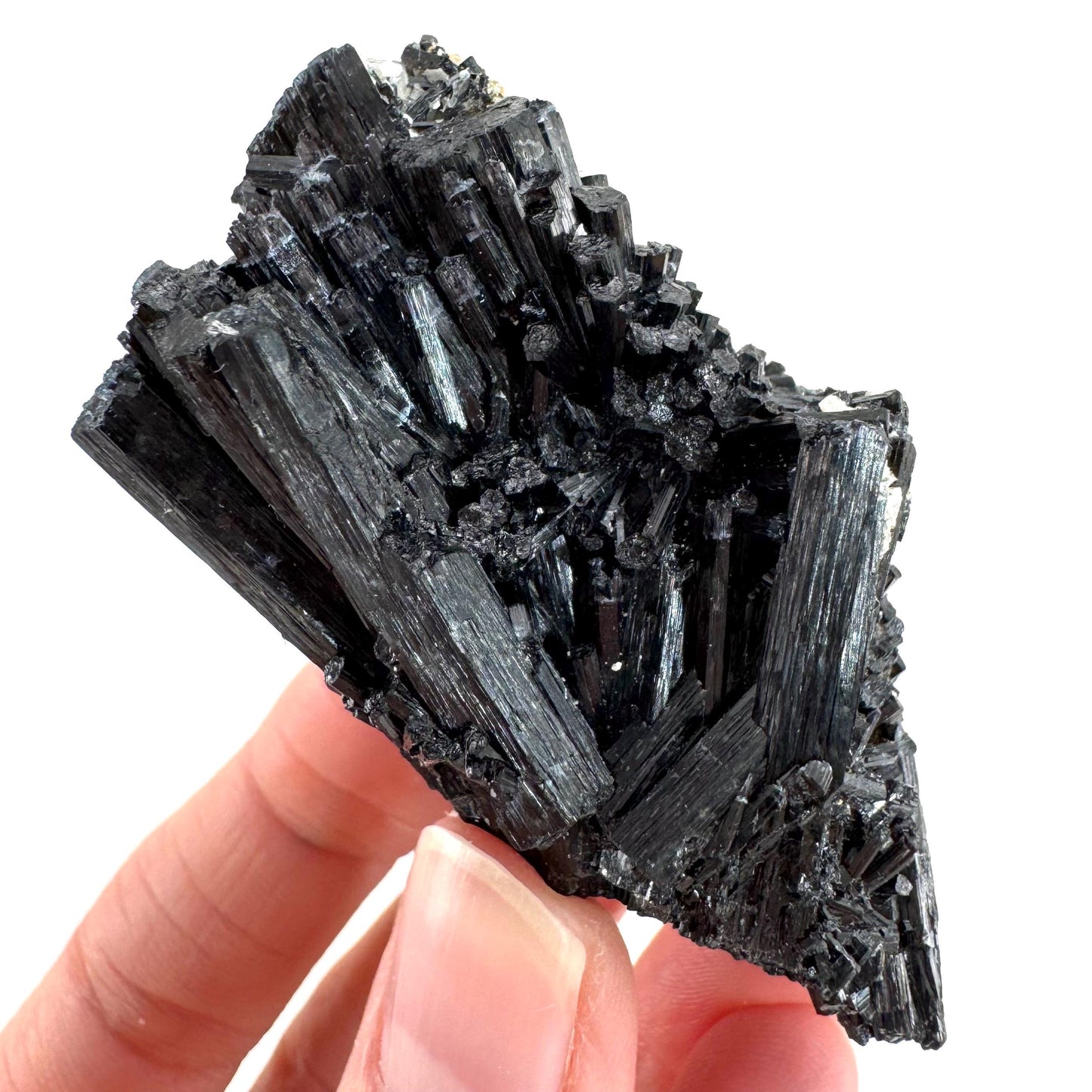 Black Tourmaline | Raw Schorl Crystal Cluster, Mineral Specimen from Namibia