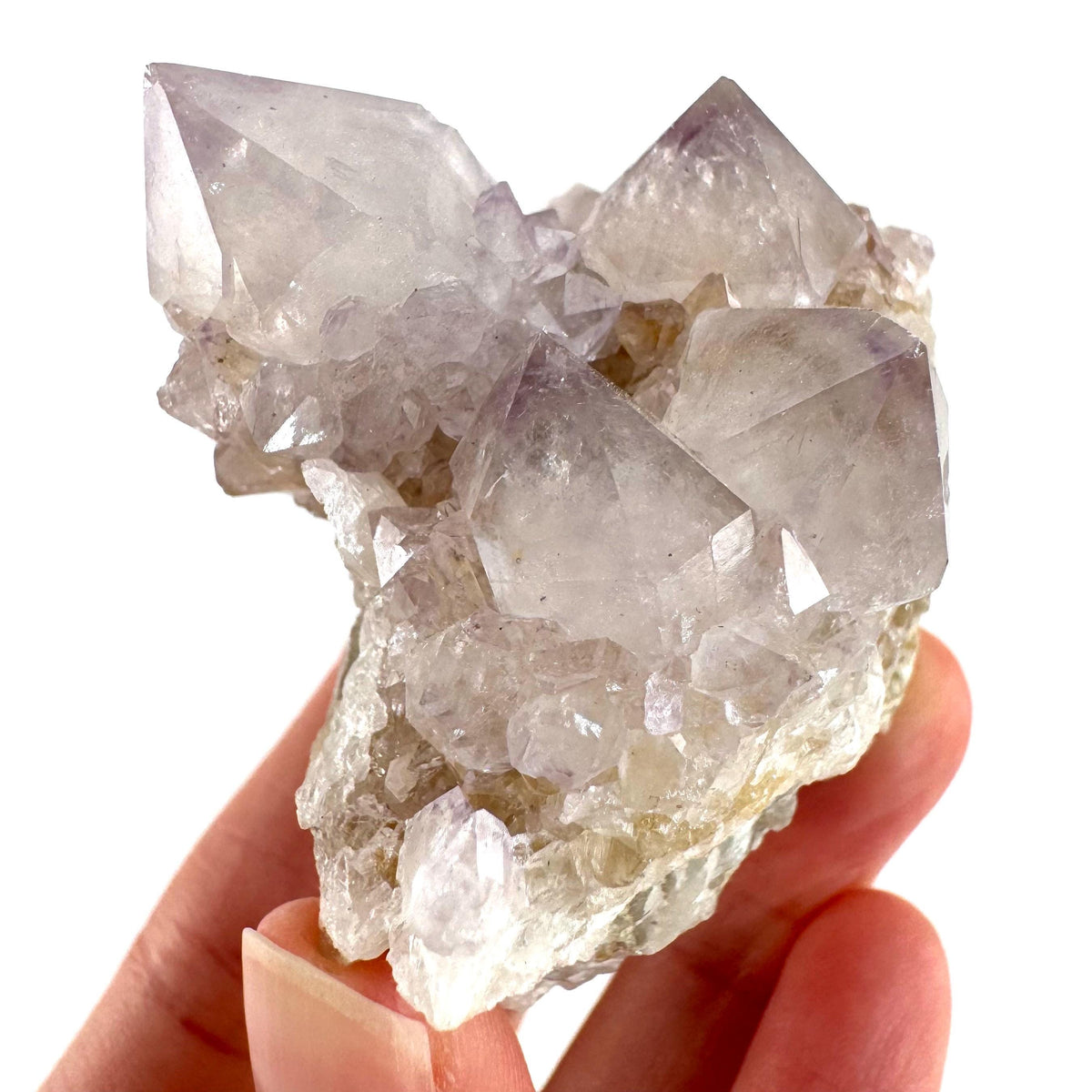 Spirit Quartz | Amethyst Crystal Cluster, Mineral Specimen from South Africa