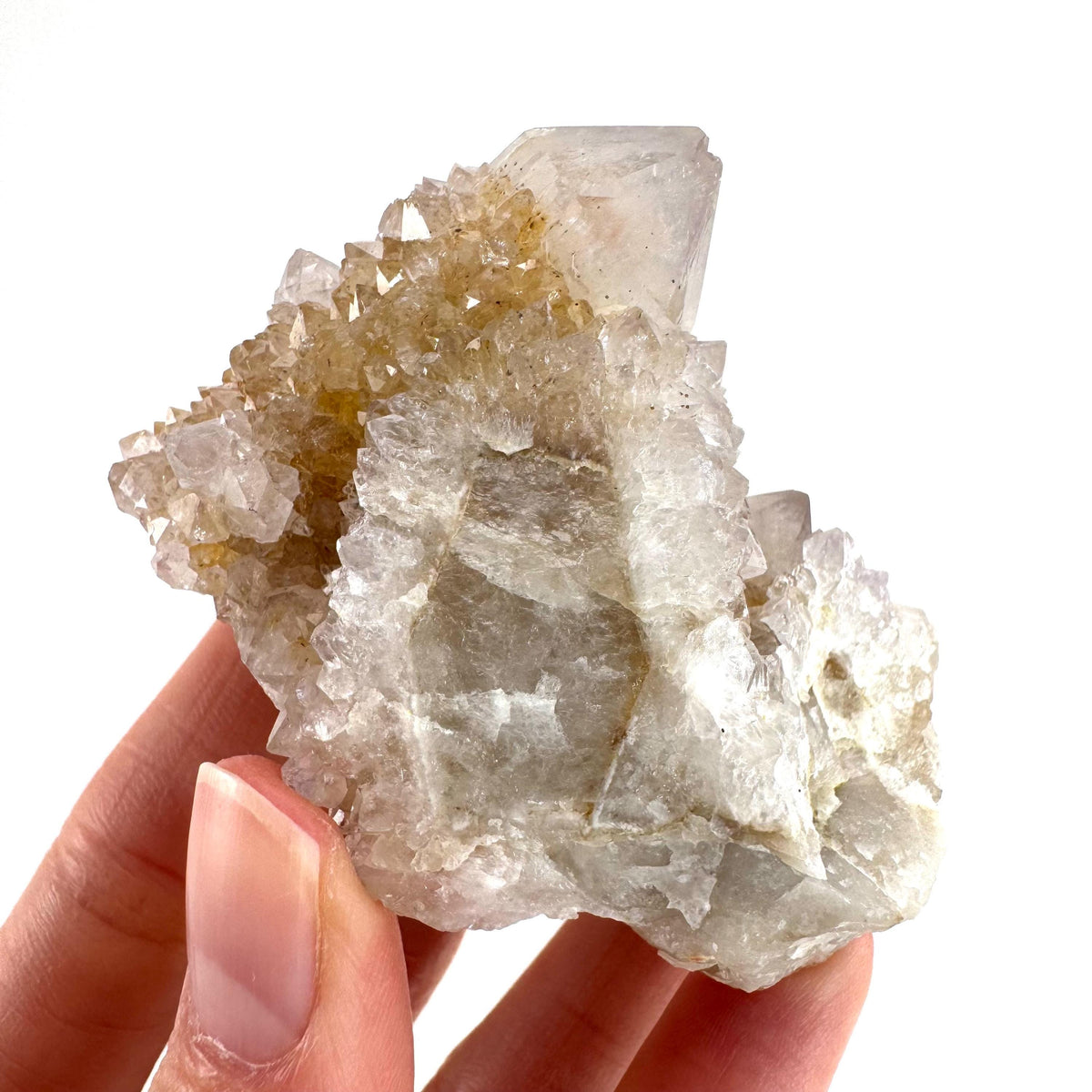 Spirit Quartz | Amethyst Crystal Cluster, Mineral Specimen from South Africa