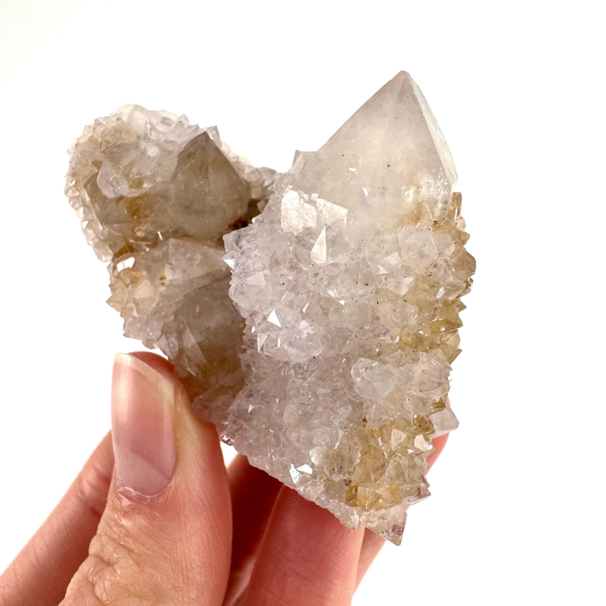 Spirit Quartz | Amethyst Crystal Cluster, Mineral Specimen from South Africa