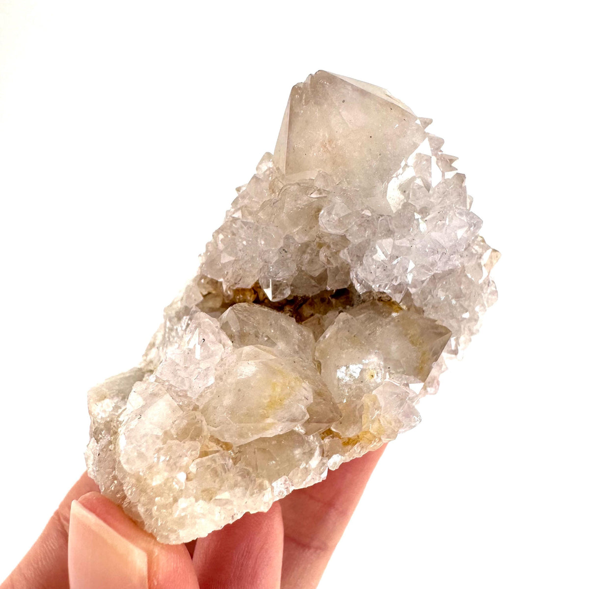 Spirit Quartz | Amethyst Crystal Cluster, Mineral Specimen from South Africa
