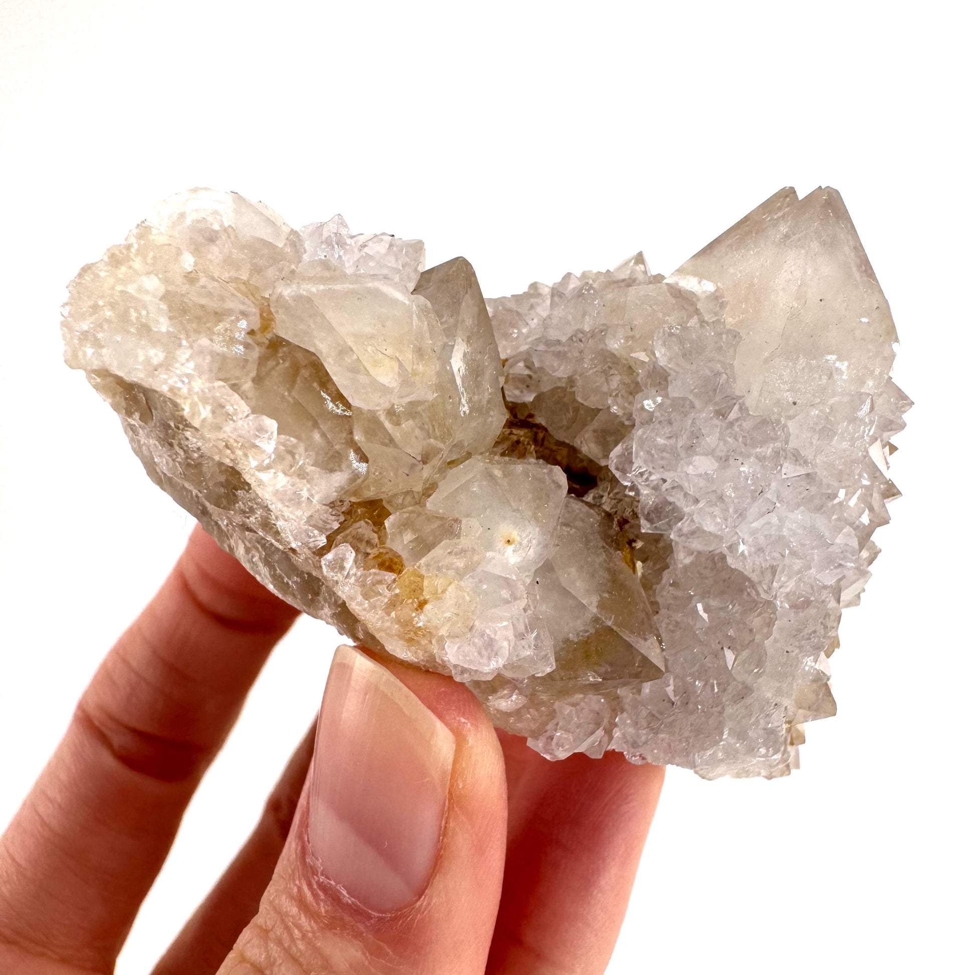 Spirit Quartz | Amethyst Crystal Cluster, Mineral Specimen from South Africa