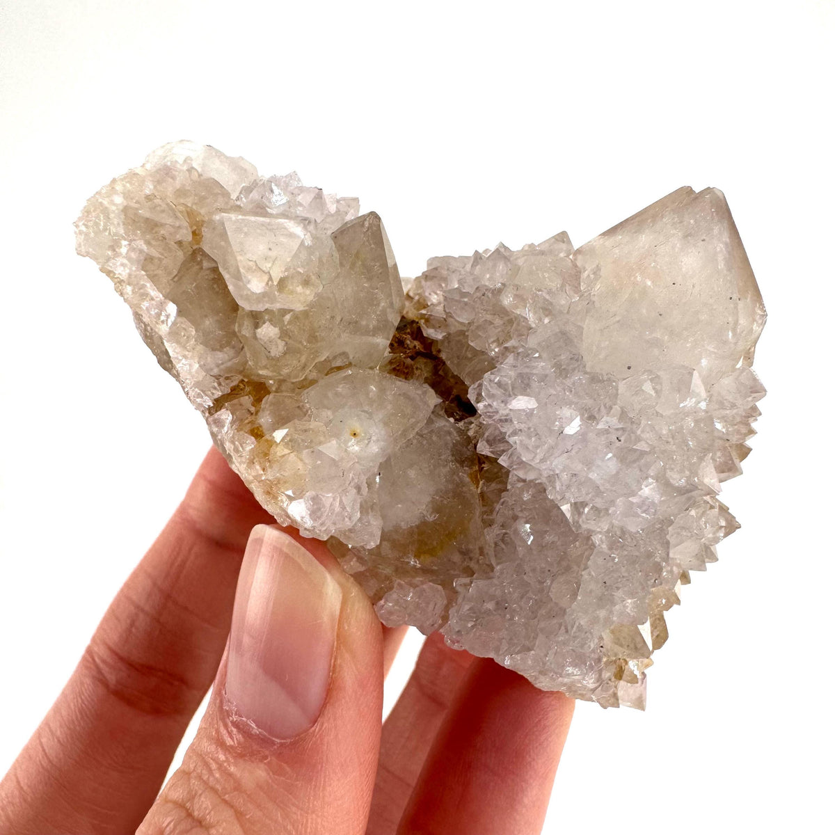 Spirit Quartz | Amethyst Crystal Cluster, Mineral Specimen from South Africa