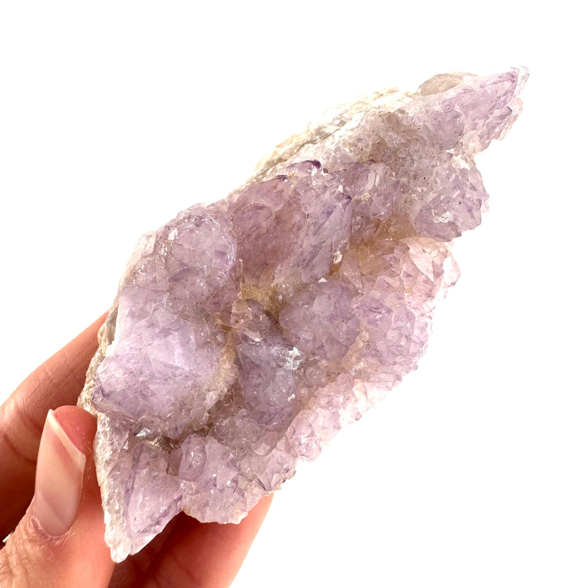 Spirit Quartz | Amethyst Crystal Cluster, Mineral Specimen from South Africa