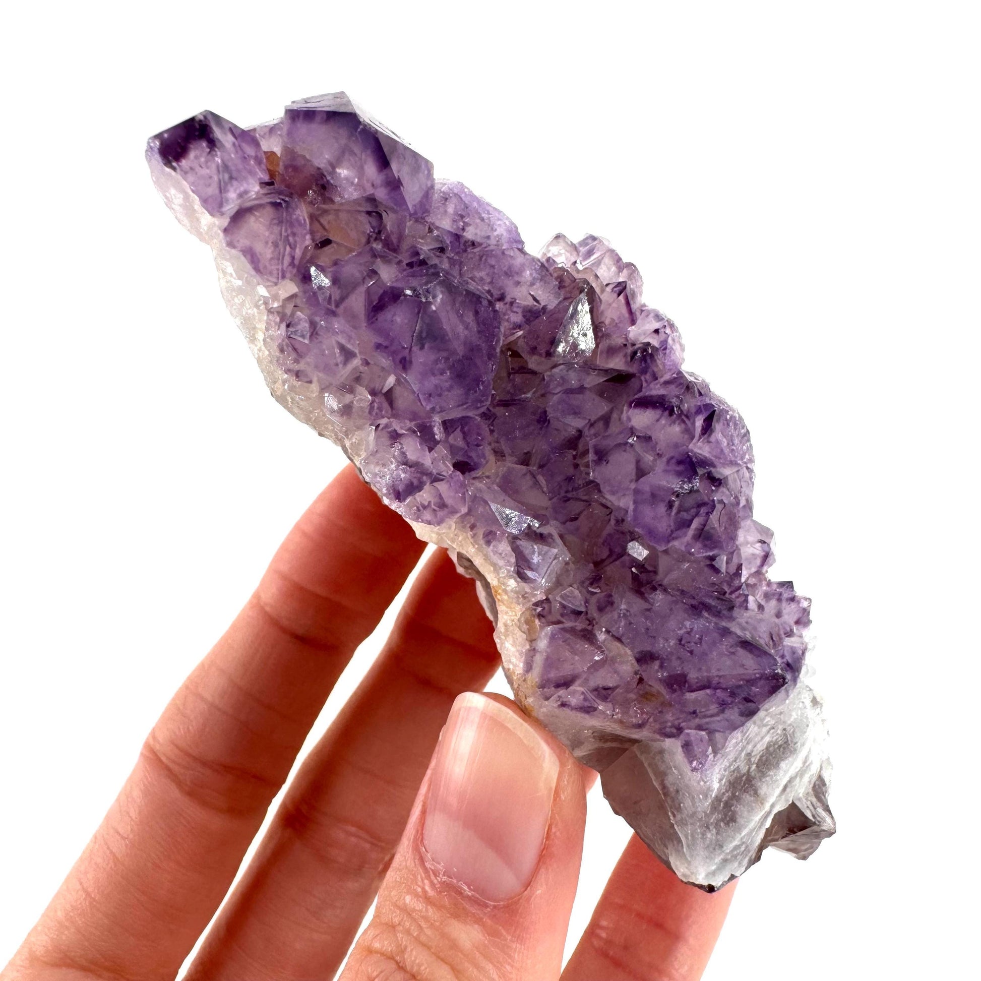 Spirit Quartz | Amethyst Crystal Cluster, Mineral Specimen from South Africa
