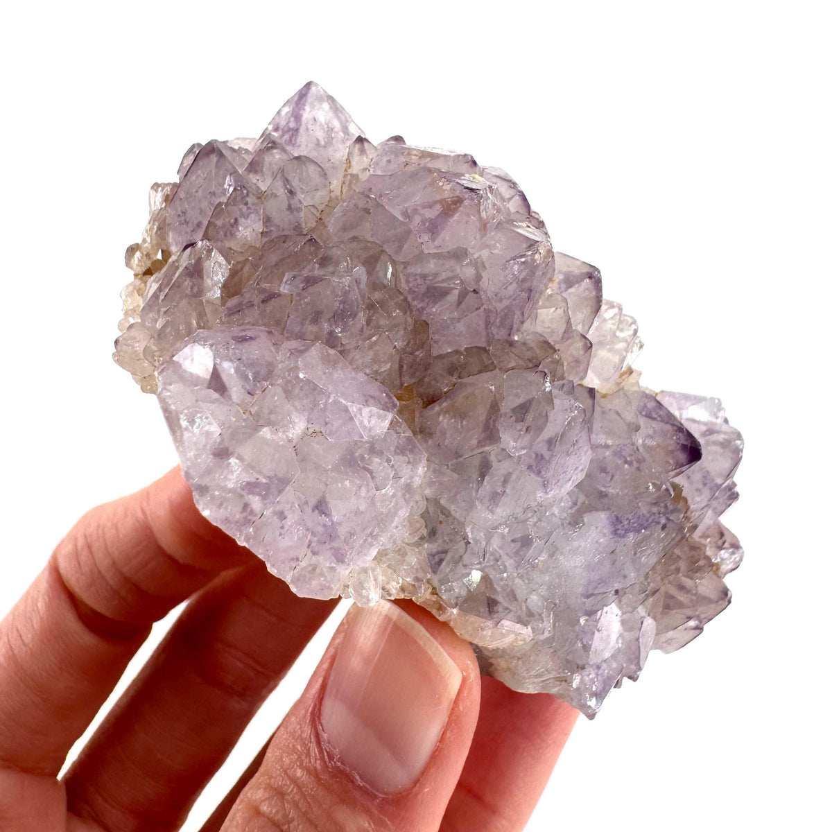 Spirit Quartz | Amethyst Crystal Cluster, Mineral Specimen from South Africa