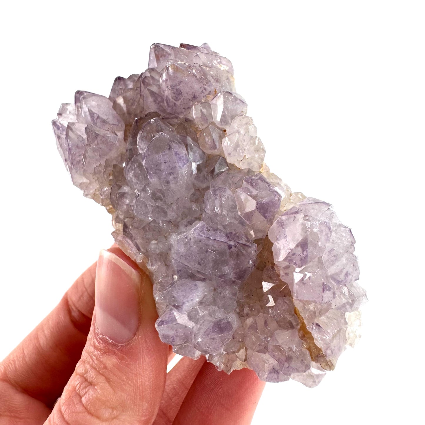 Spirit Quartz | Amethyst Crystal Cluster, Mineral Specimen from South Africa