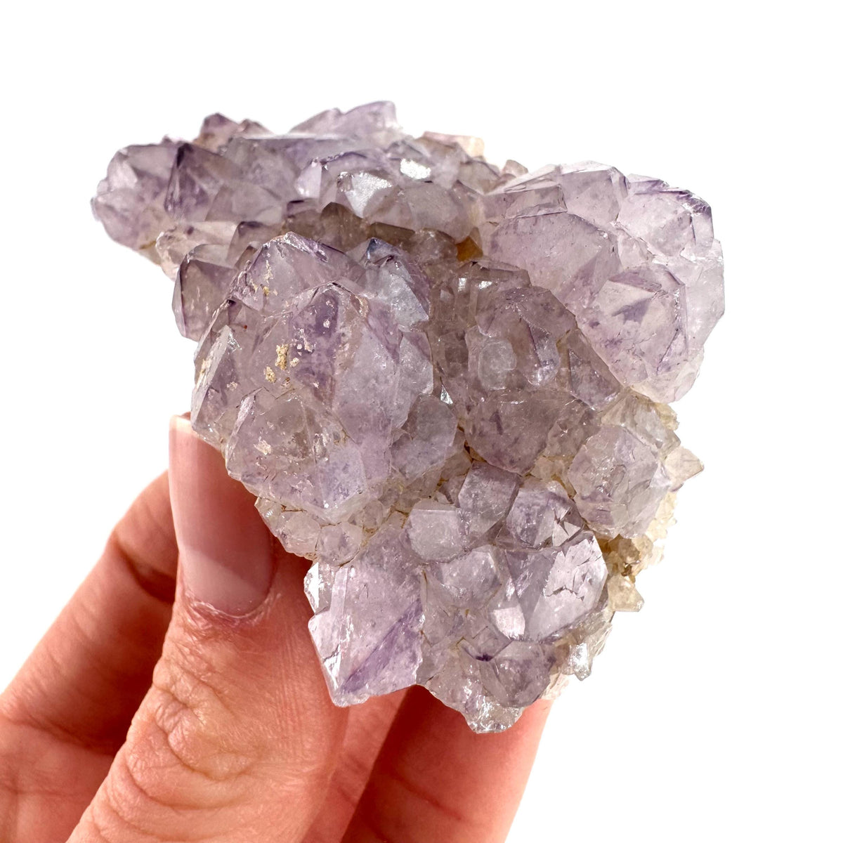 Spirit Quartz | Amethyst Crystal Cluster, Mineral Specimen from South Africa