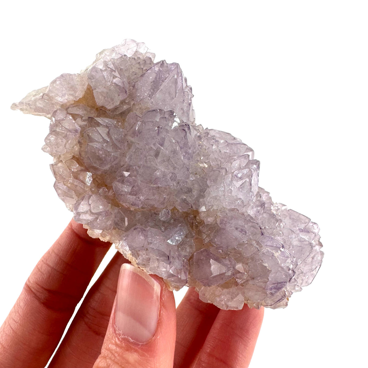 Spirit Quartz | Amethyst Crystal Cluster, Mineral Specimen from South Africa