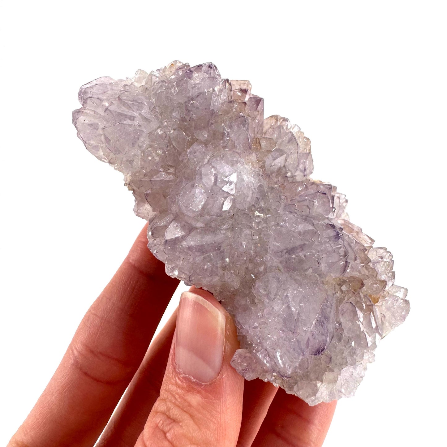 Spirit Quartz | Amethyst Crystal Cluster, Mineral Specimen from South Africa