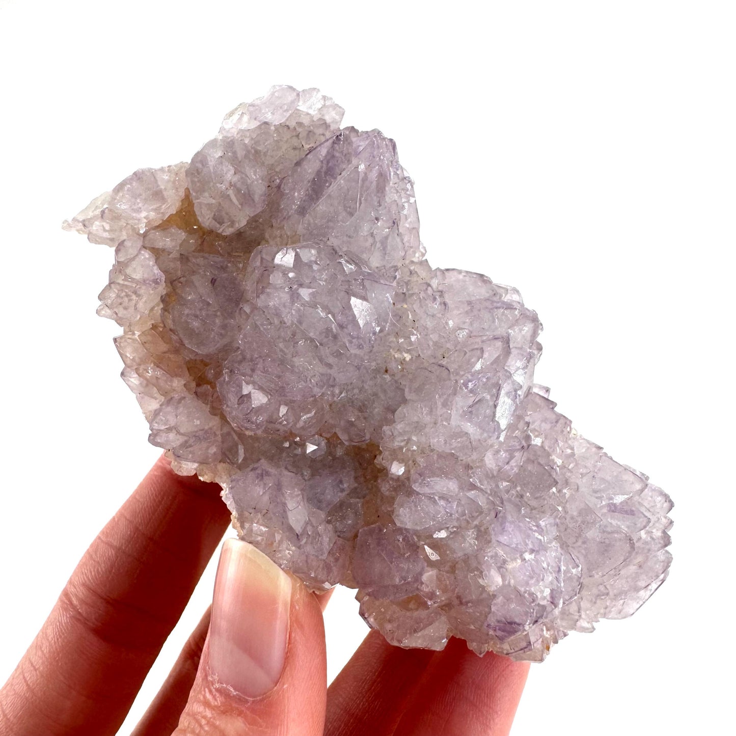 Spirit Quartz | Amethyst Crystal Cluster, Mineral Specimen from South Africa