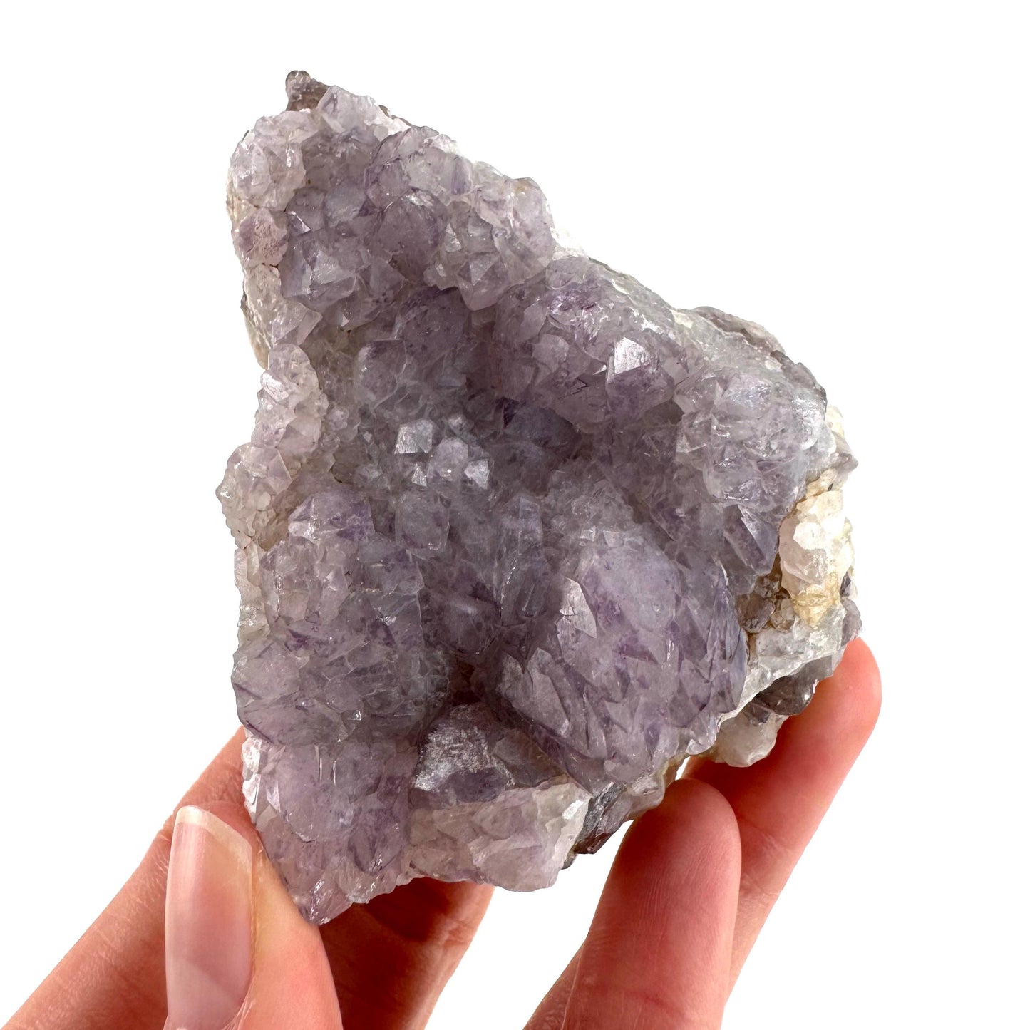 Spirit Quartz | Amethyst Crystal Cluster, Mineral Specimen from South Africa